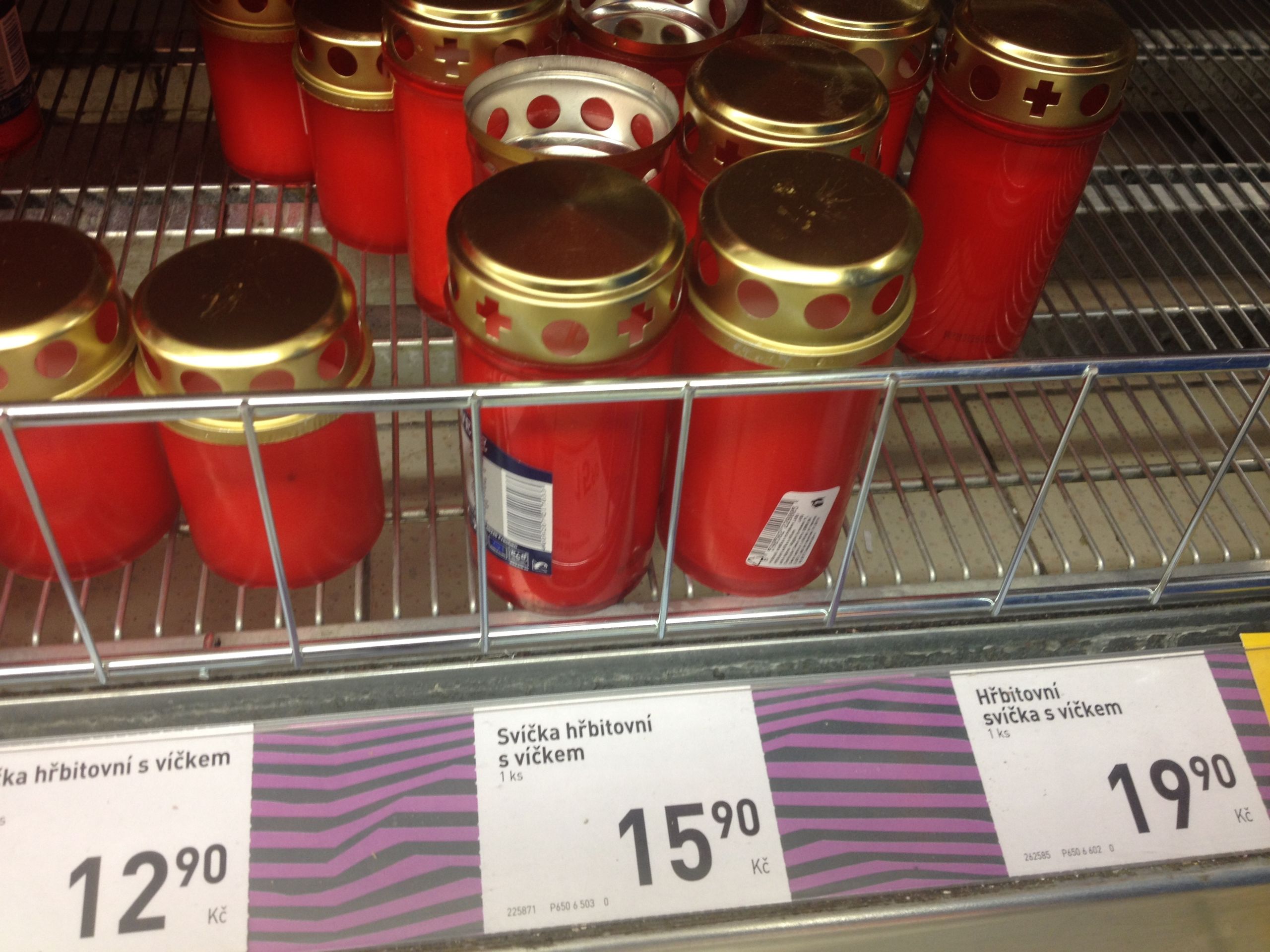 Velká svíčka s víčkem - Billa Praha Barrandov - GALERIE: Přehled cen velkých svíček s víčkem (13/13)