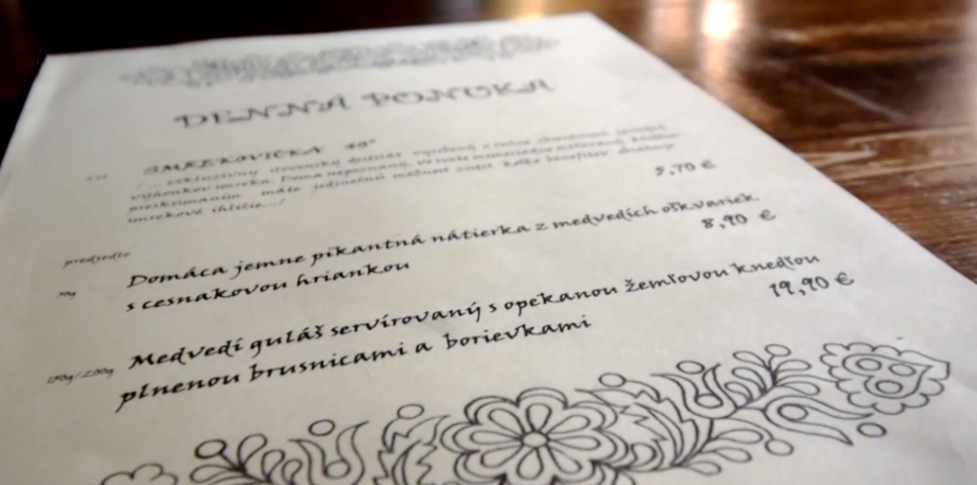 Medvědí guláš (2) - Restaurace nabízela jídla z medvědího masa (3/3)