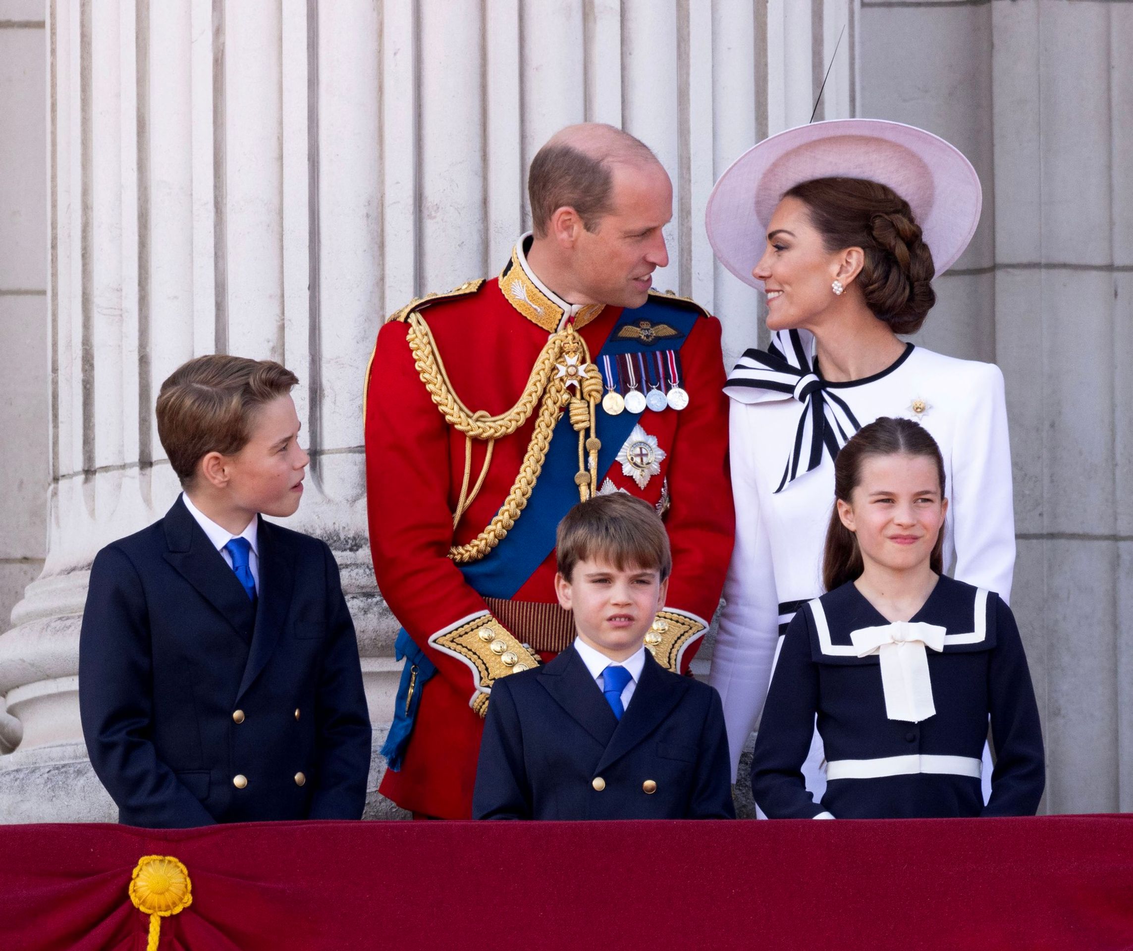 Královská rodina na Trooping the Colour, 15. 6. 2024 - Princezna Kate a princ William (13/33)