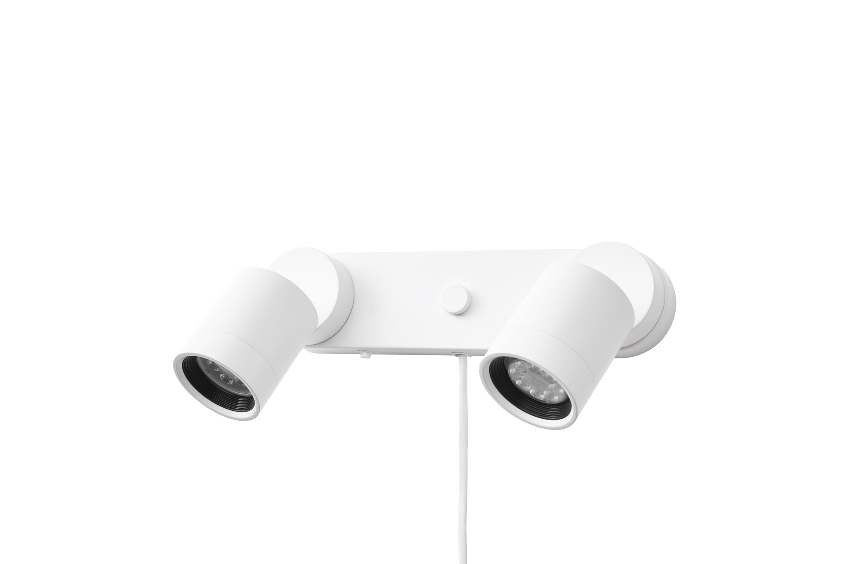 IKEA nástěnná lampa dvojitá NYMÅNE, bílá - Nástěnné lampy IKEA (3/3)