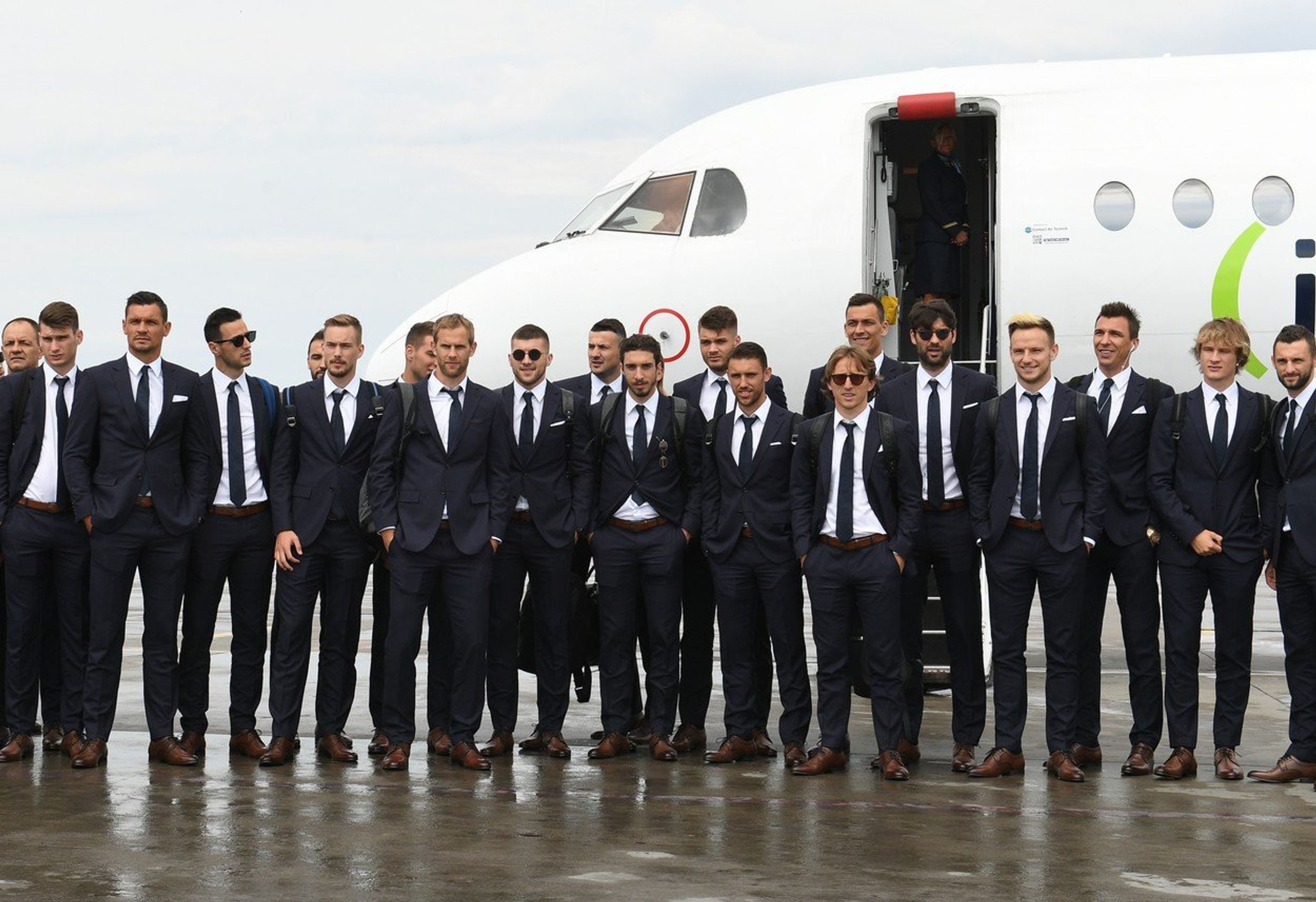 Fotbalisté Chorvatska - GALERIE: Fotbalisté dorazili na MS v Rusku (9/9)