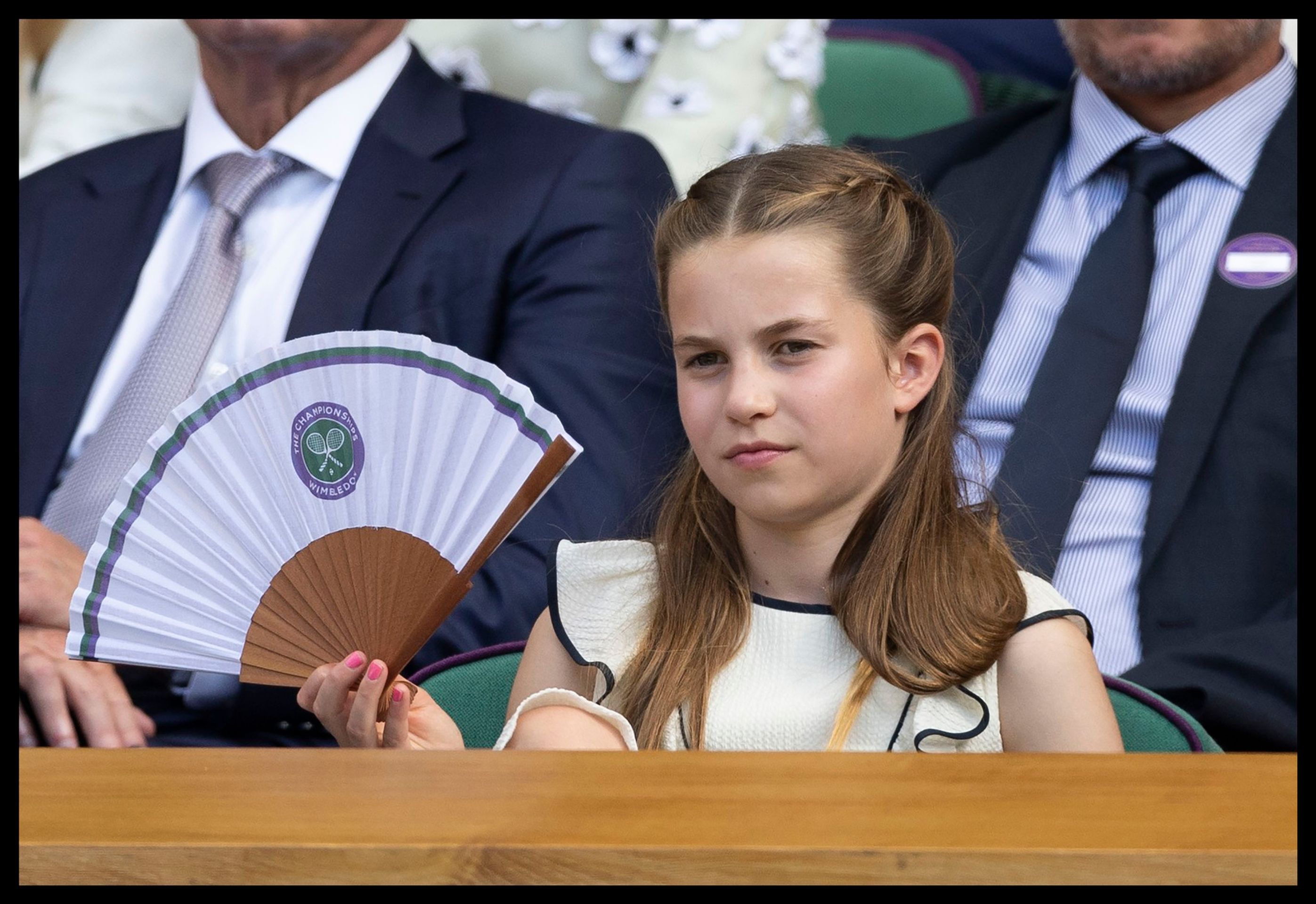 Princezna Charlotte na finále Wimbledonu  - Královská rodina na finále Wimbledonu (8/8)