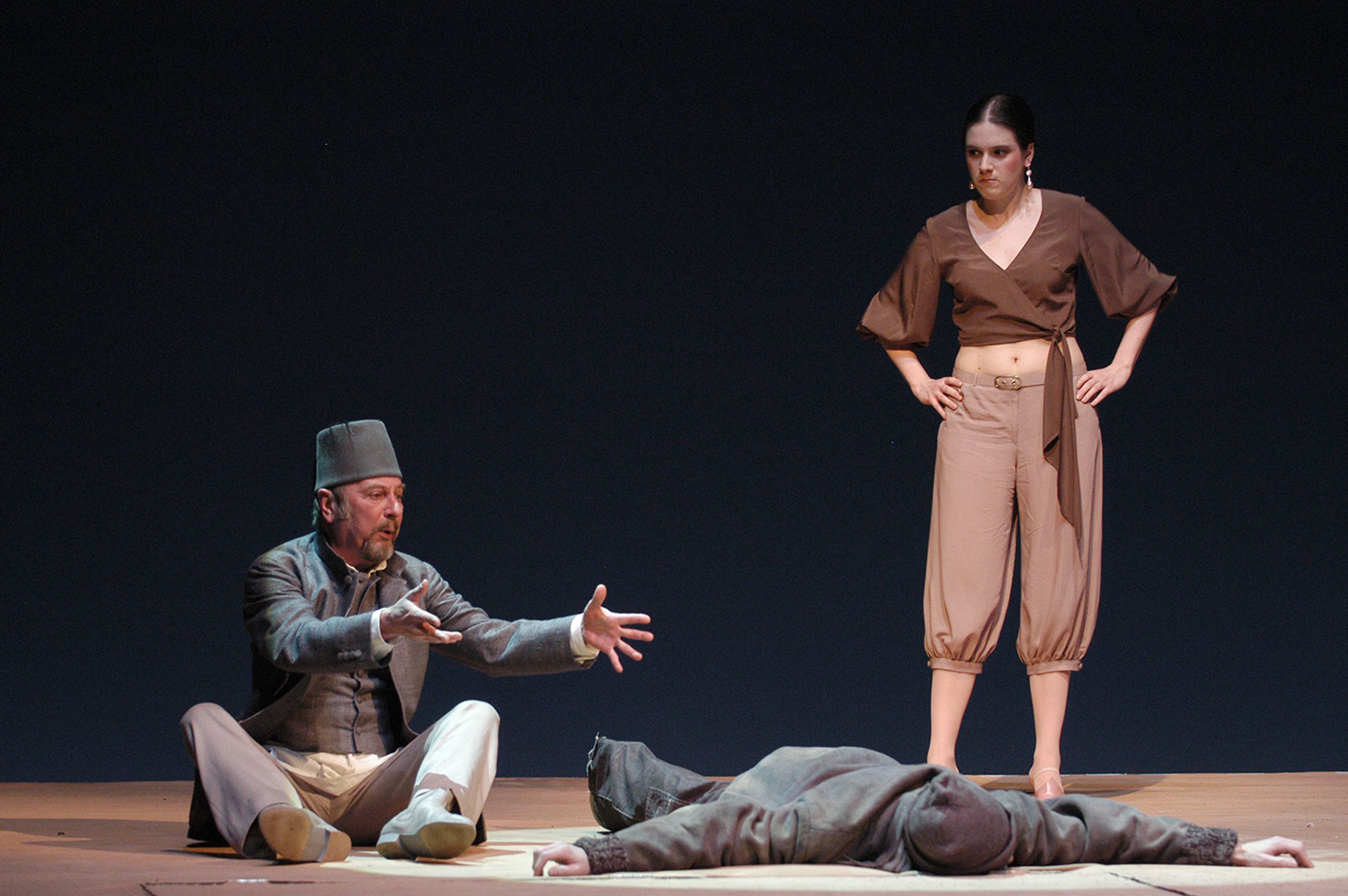 Rudolf Stärz a Magdaléna Borová ve hře Tisíc a jedna noc, 2005 - Rudolf Stärz (7/8)