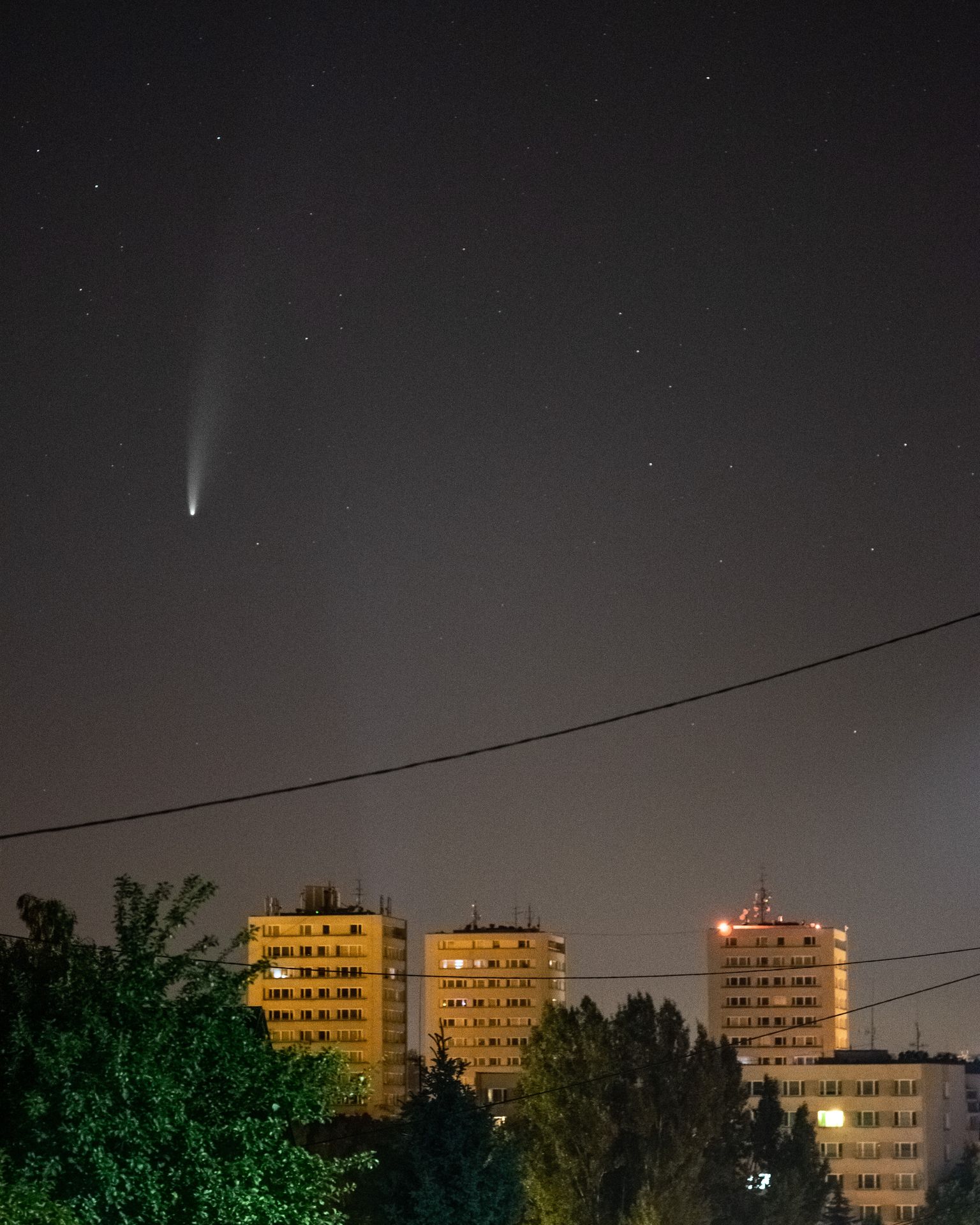 Kometa NEOWISE nad Frýdkem Místkem - GALERIE: Kometa NEOWISE nad Českem očima čtenářů (9/17)