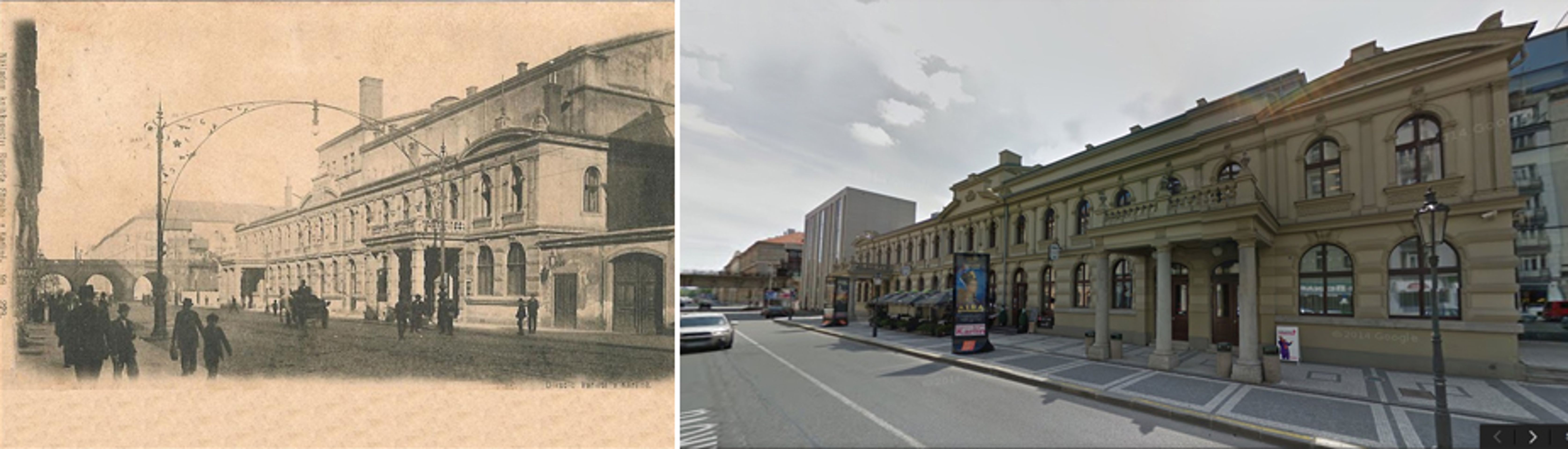 Historické fotky - Karlínské divadlo - GALERIE: Praha dříve a dnes (22/23)