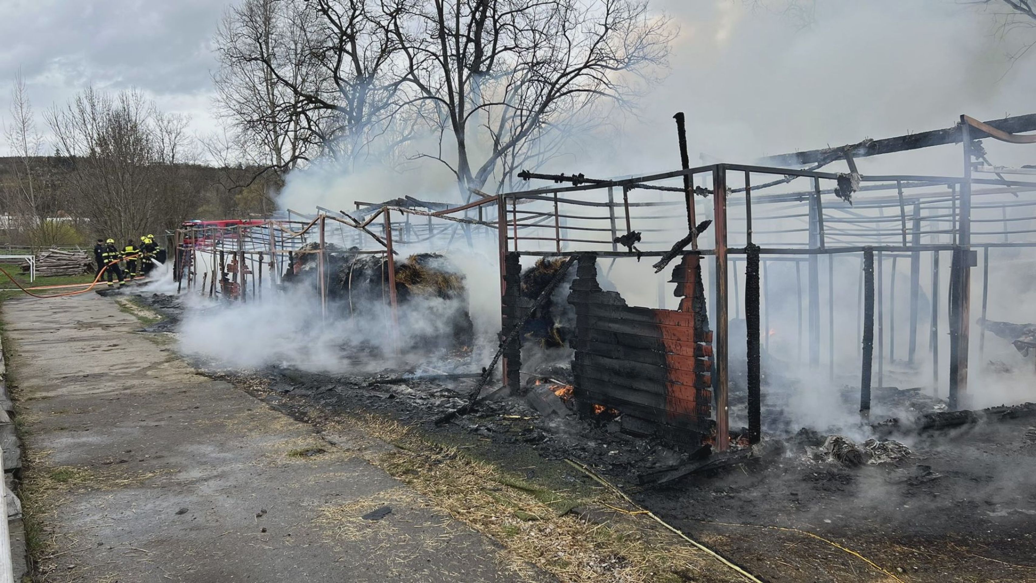 Požár stájí na Císařském ostrově - Požár stájí na Císařském ostrově (8/12)