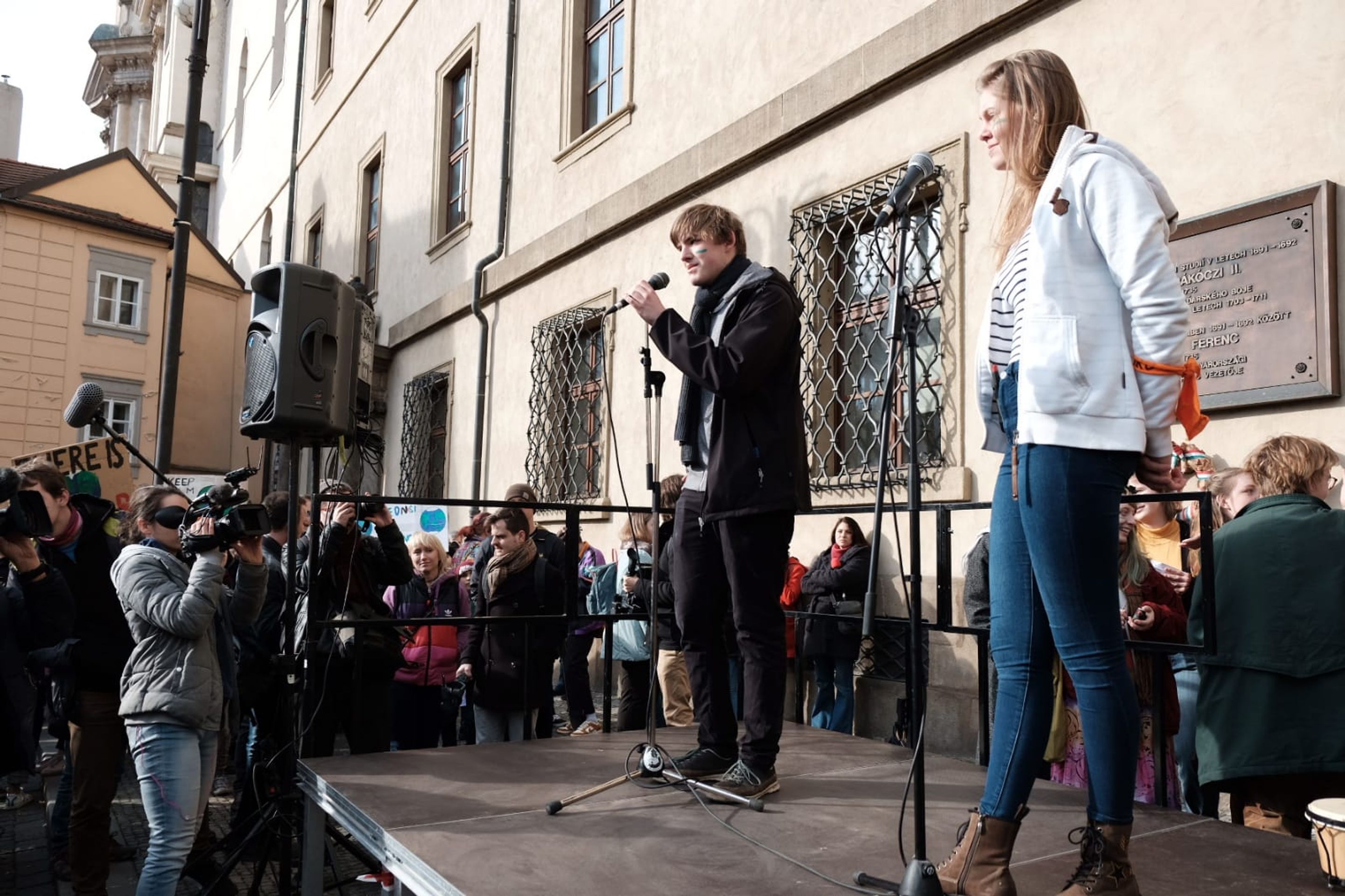 Demonstrace českých studentů za lepší klimatické podmínky - 6 - GALERIE: Demonstrace českých studentů za lepší klimatické podmínky (6/14)