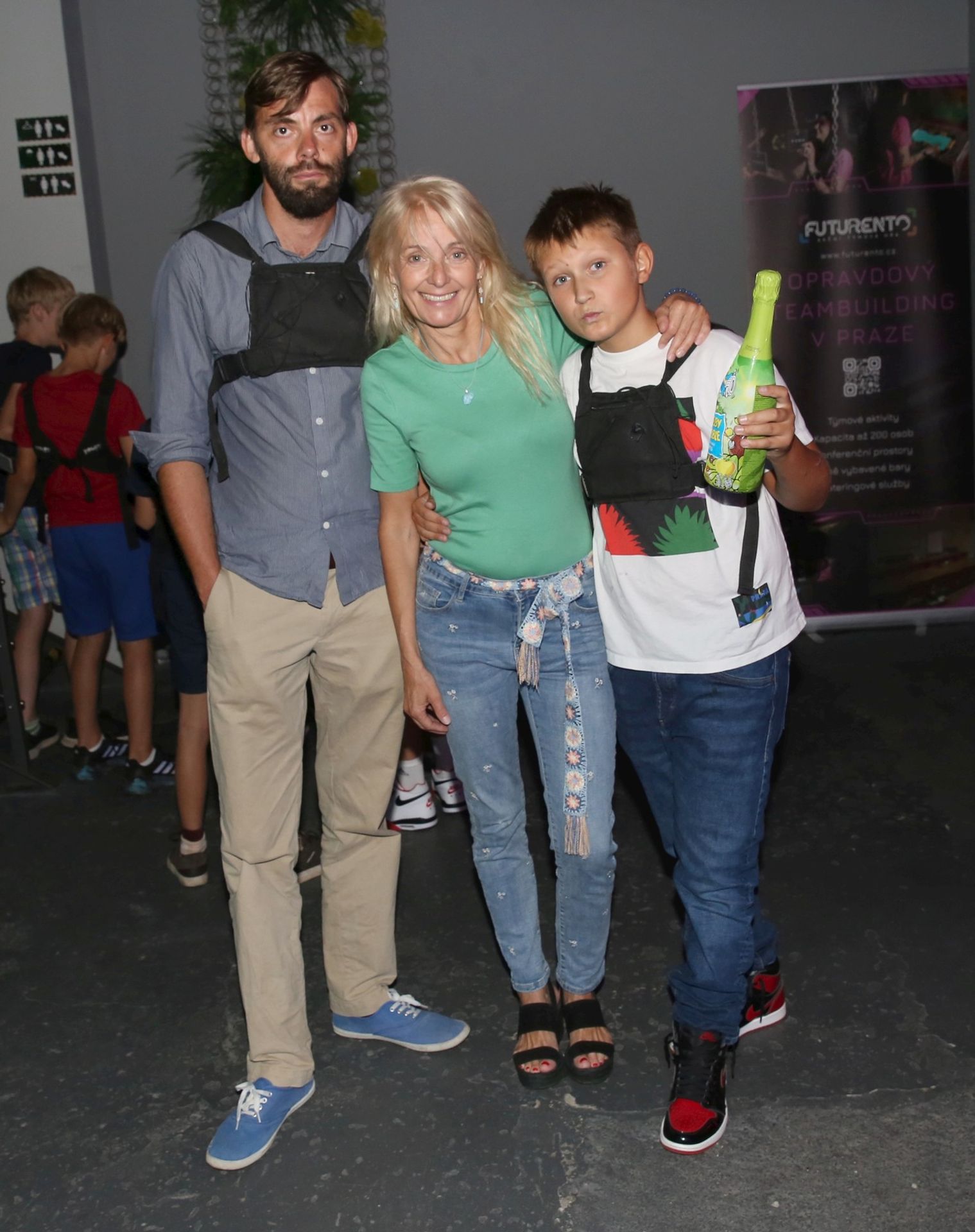 Veronika Žilková se synem Cyrilem a vnukem Kryšpínem - Veronika Žilková s dětmi (1/7)