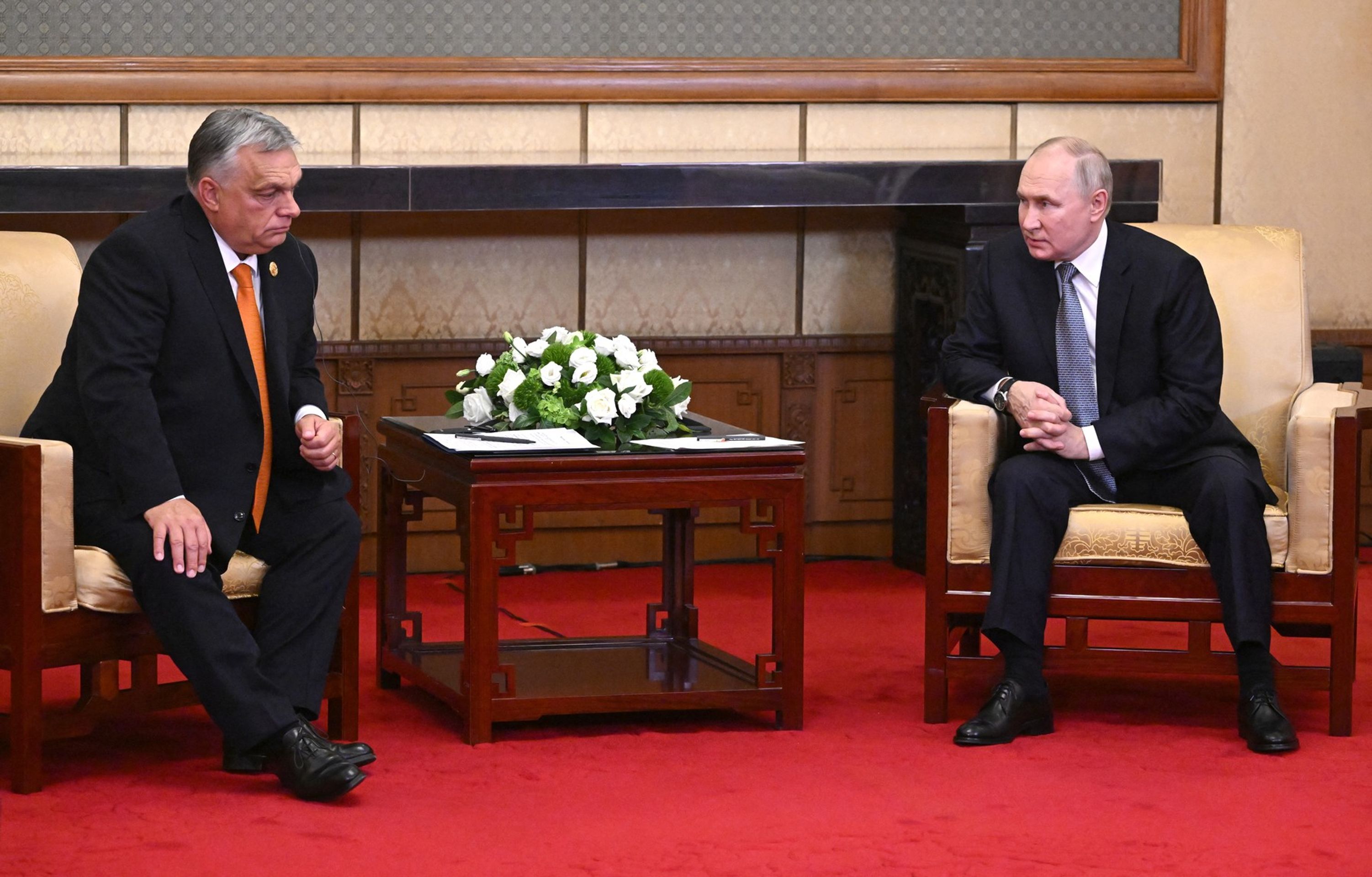 Viktor Orbán a Vladimir Putin, 17. 10. 2023 Peking (2) - Mezinárodní summit v Číně (2/5)