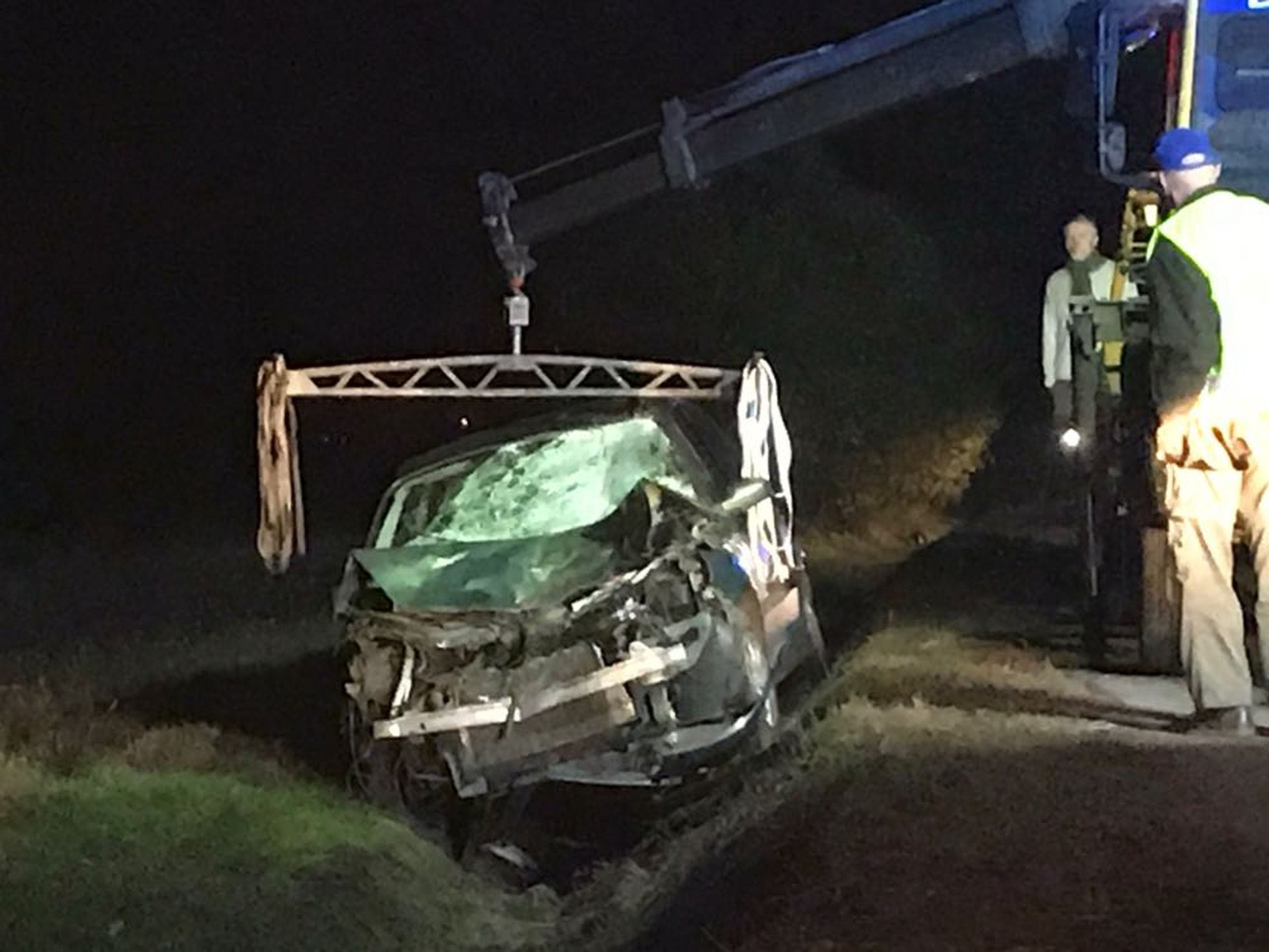 Auto u Křenku srazilo koně - GALERIE: Auto v Křenku srazilo koně (4/4)
