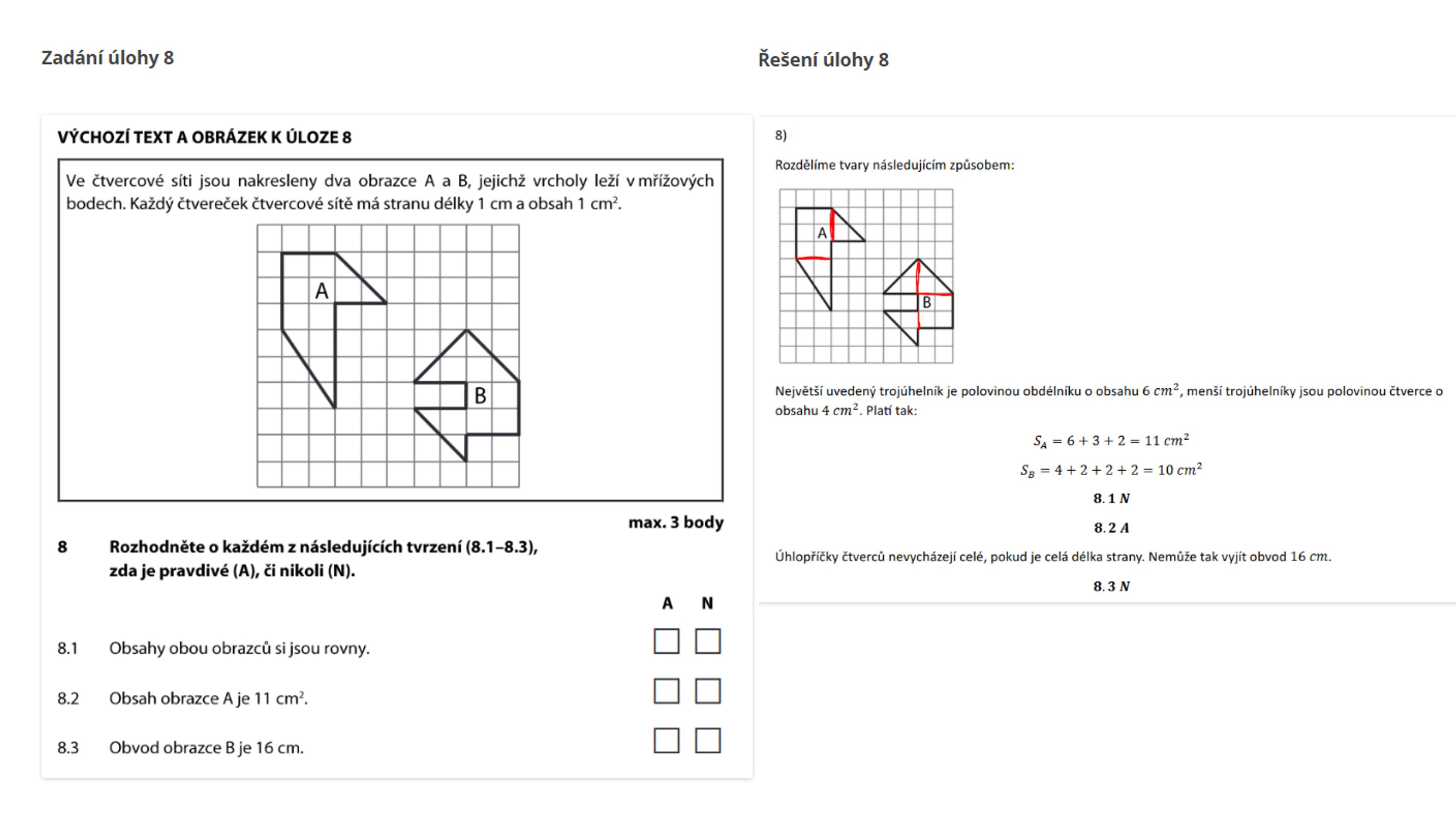 8Úloha8 - Přijímací zkoušky z matematiky s řešením (26/32)
