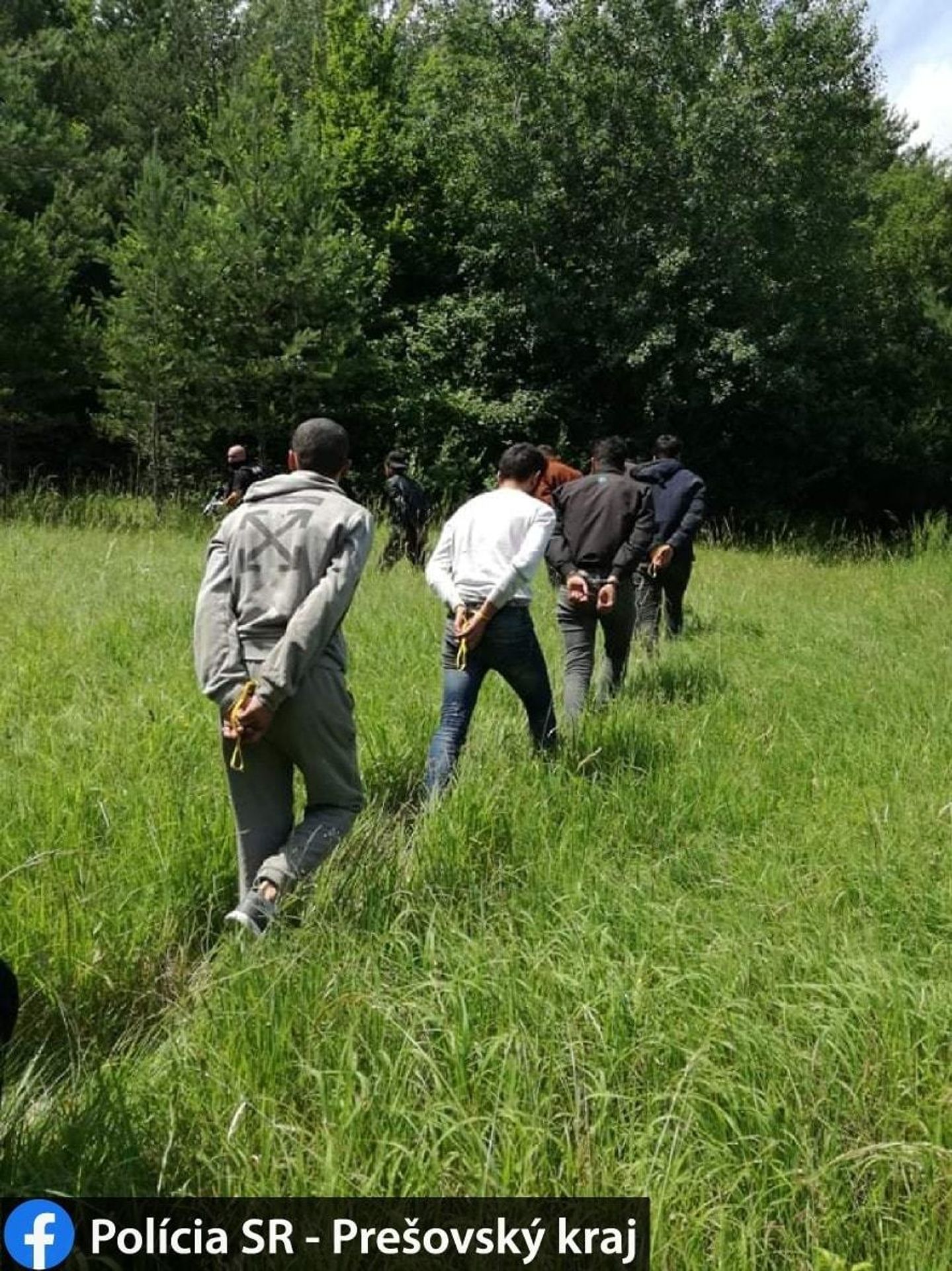 Migranti na Slovensku - 2 - GALERIE: Policie na Slovensku zadržela 28 migrantů (2/3)