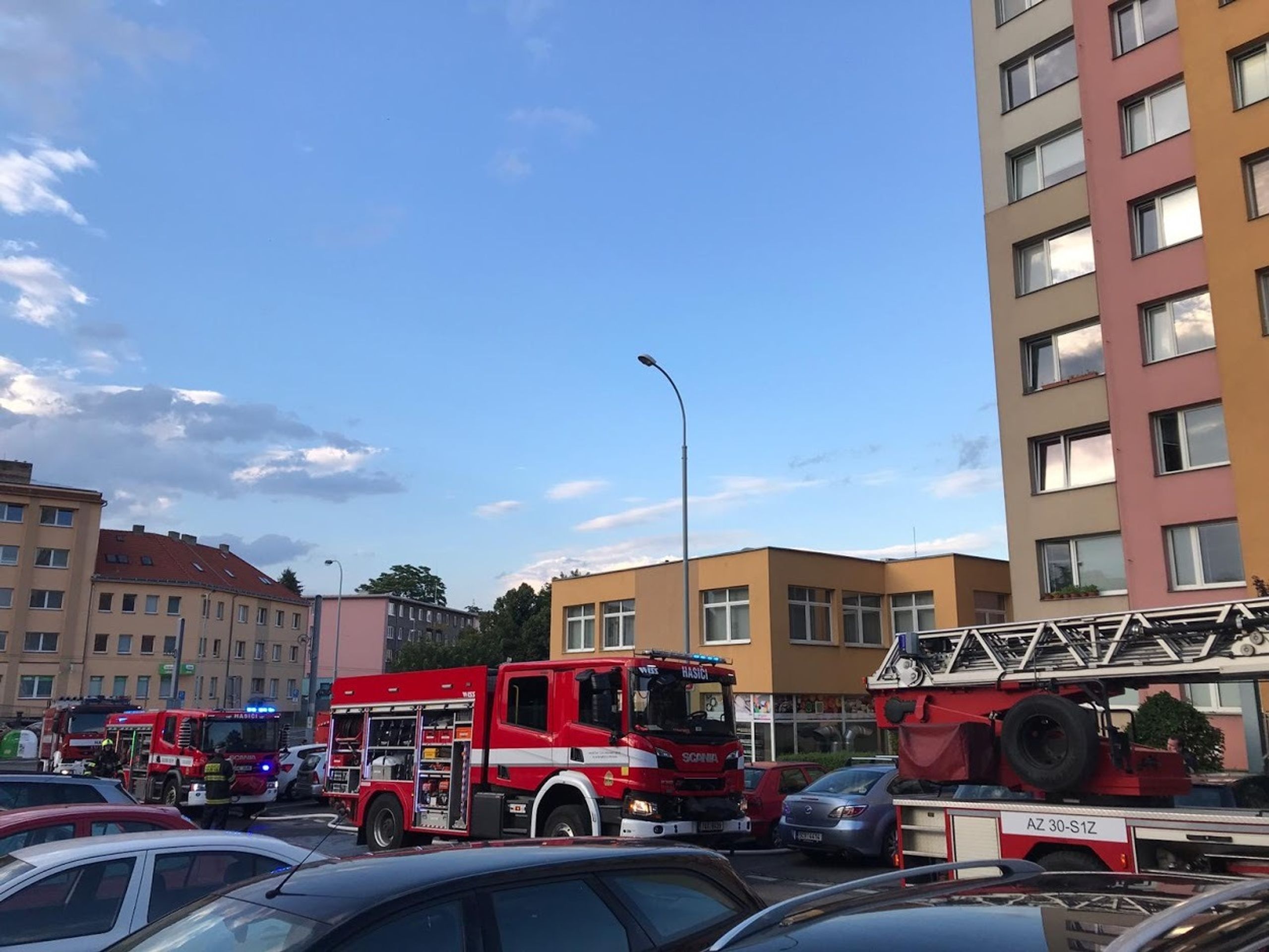 Požár bytu na Žižkově - 2 - GALERIE: Požár bytu na Žižkově (1/4)
