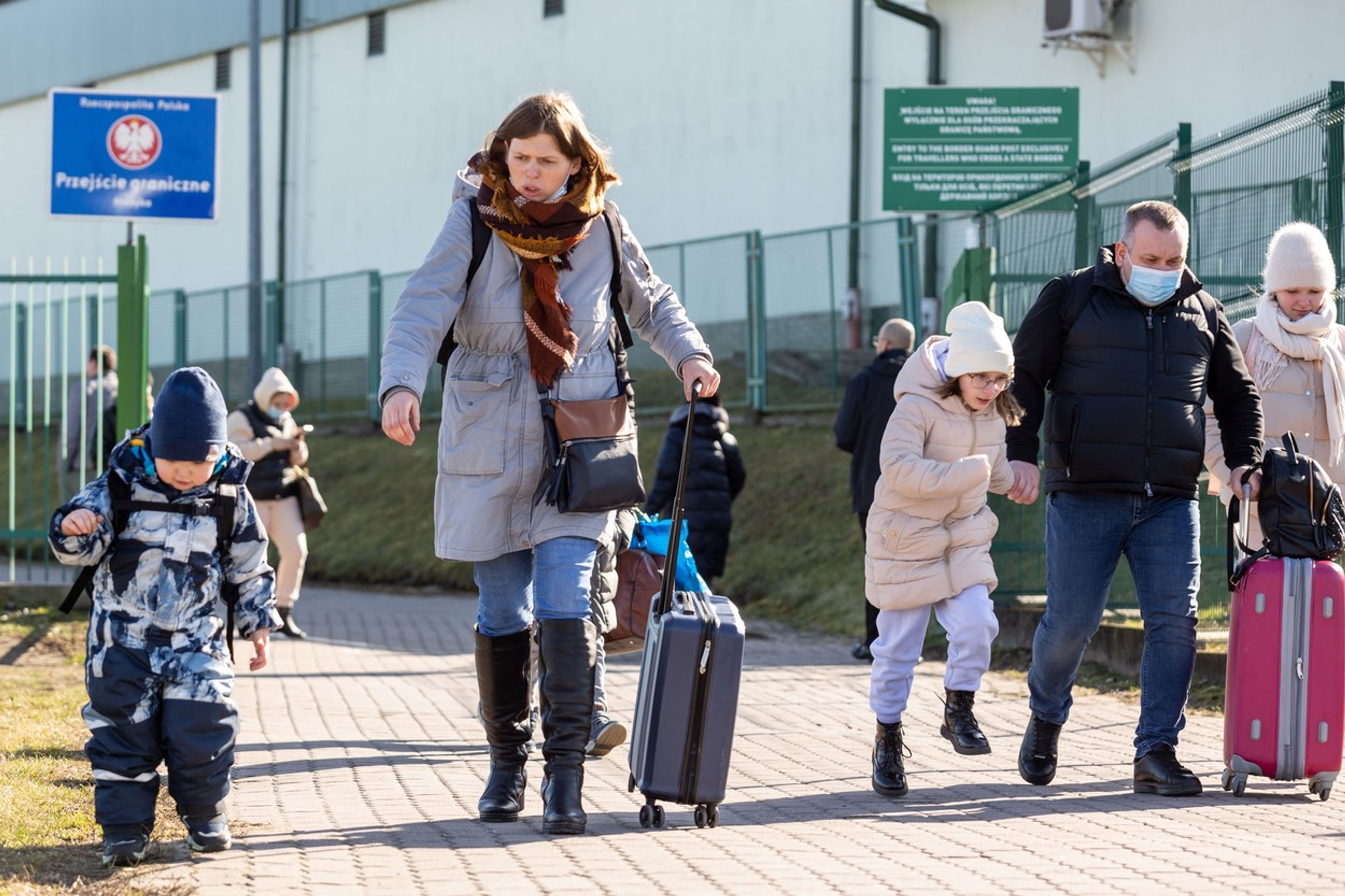 První migranti z Ukrajiny vstoupili do Polska - Situace na Ukrajině (33/34)