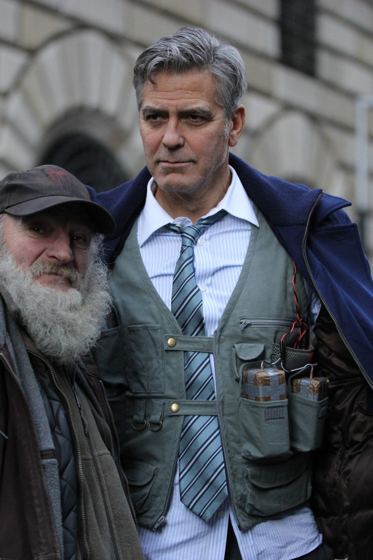 Bezdomovec, který zná všechny celebrity a všechny celebrity znají jeho - George Clooney - GALERIE: Bezdomovec, který zná všechny celebrity a všechny celebrity znají jeho (5/8)
