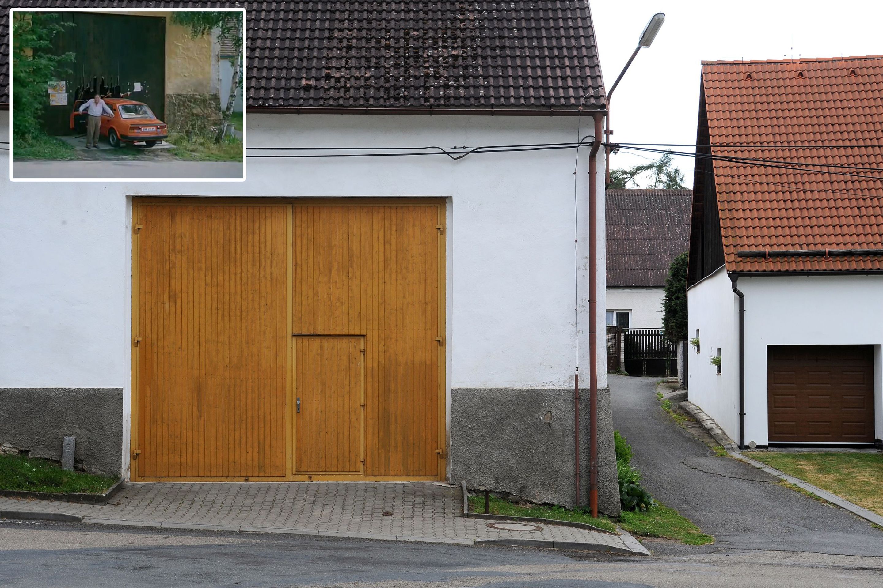 Křečovice - srovnání tehdy a dnes - 8 - GALERIE: Vesnička má středisková po bezmála 30 letech (2/9)