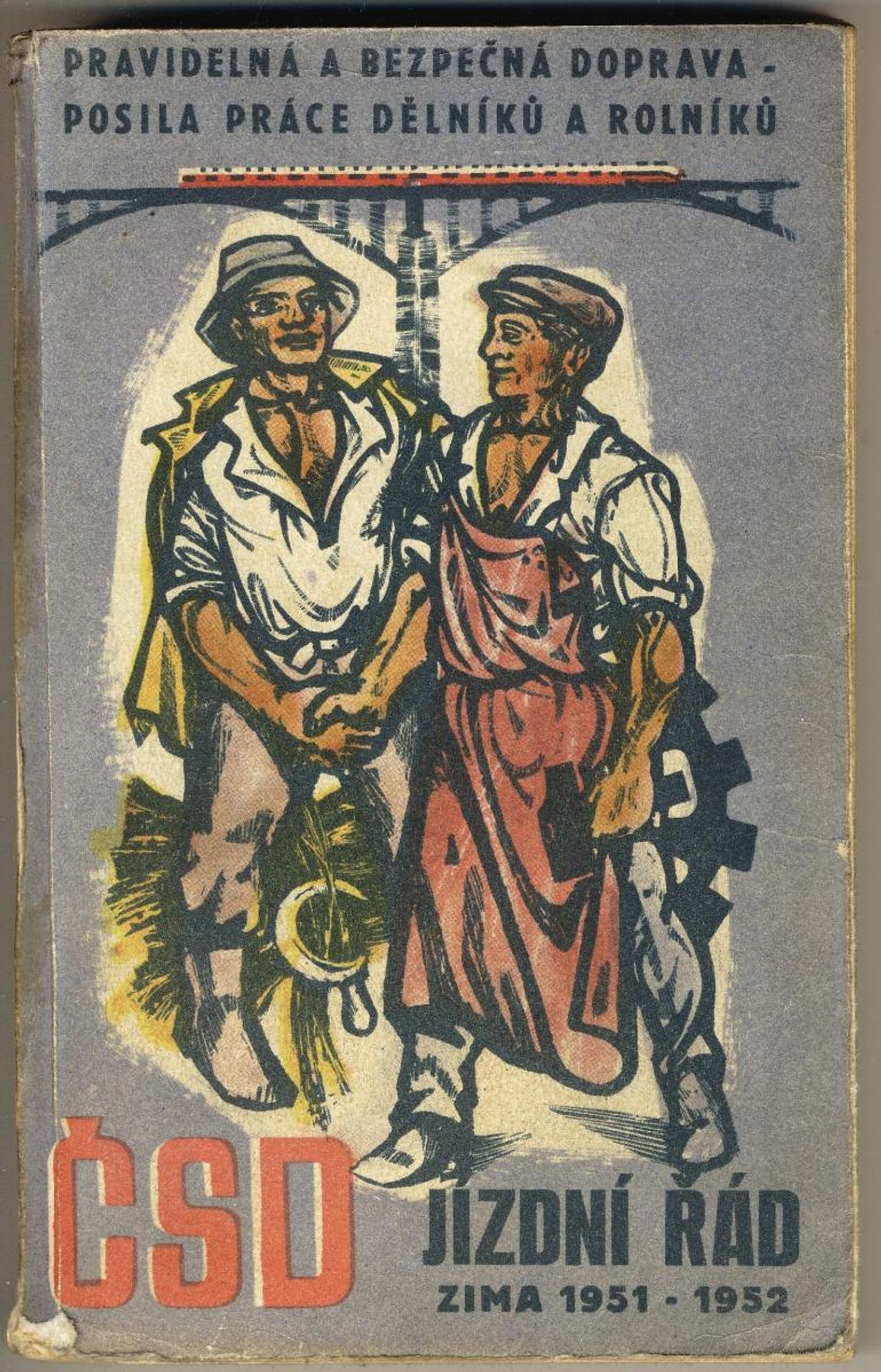 Jízdní řád ČSD - zima 1951 až 1952, 30 600 Kč - Předměty vydražené na Aukru (21/38)