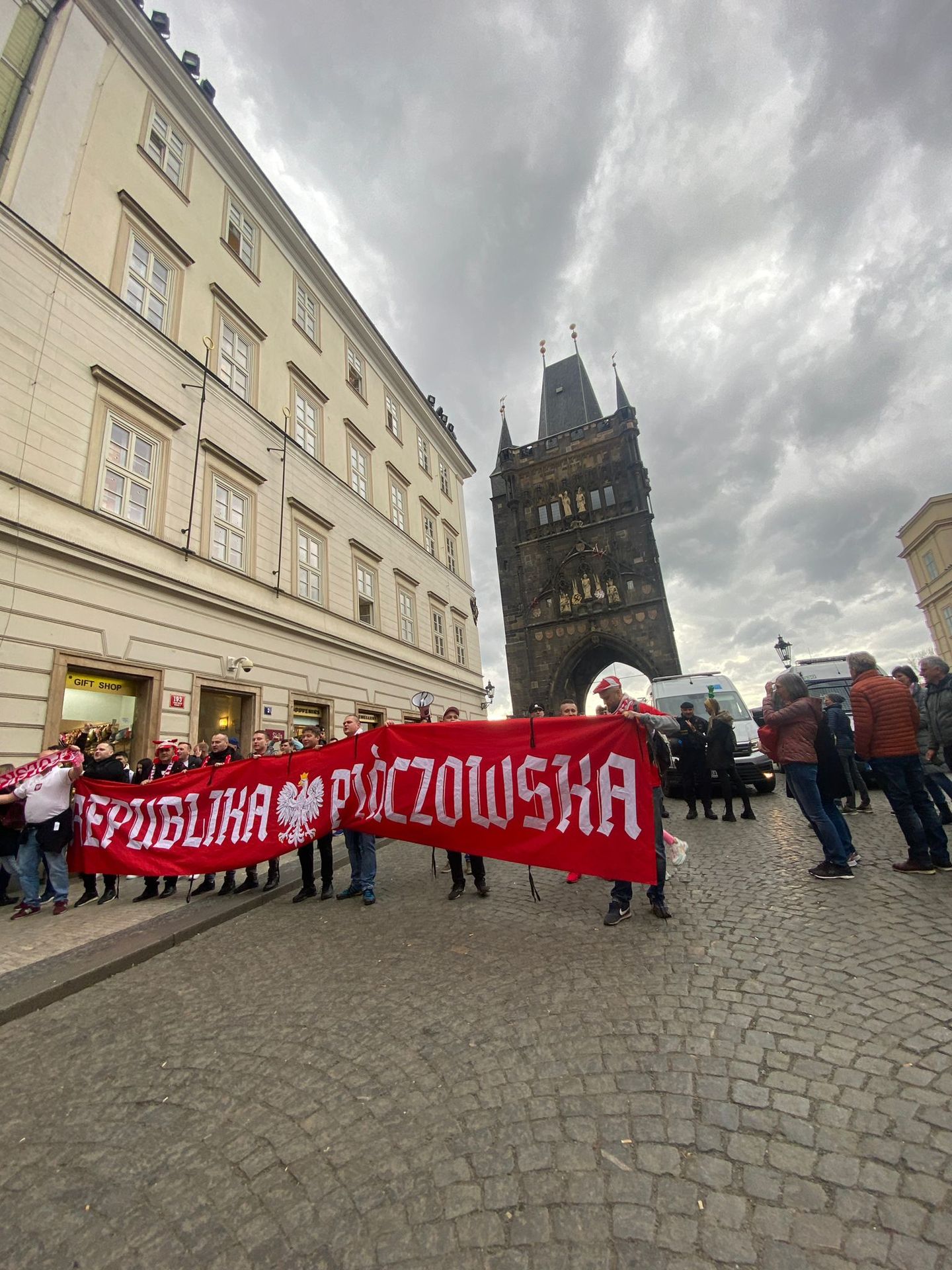 Protest polských fanoušků - Protest polských fanoušků (5/8)