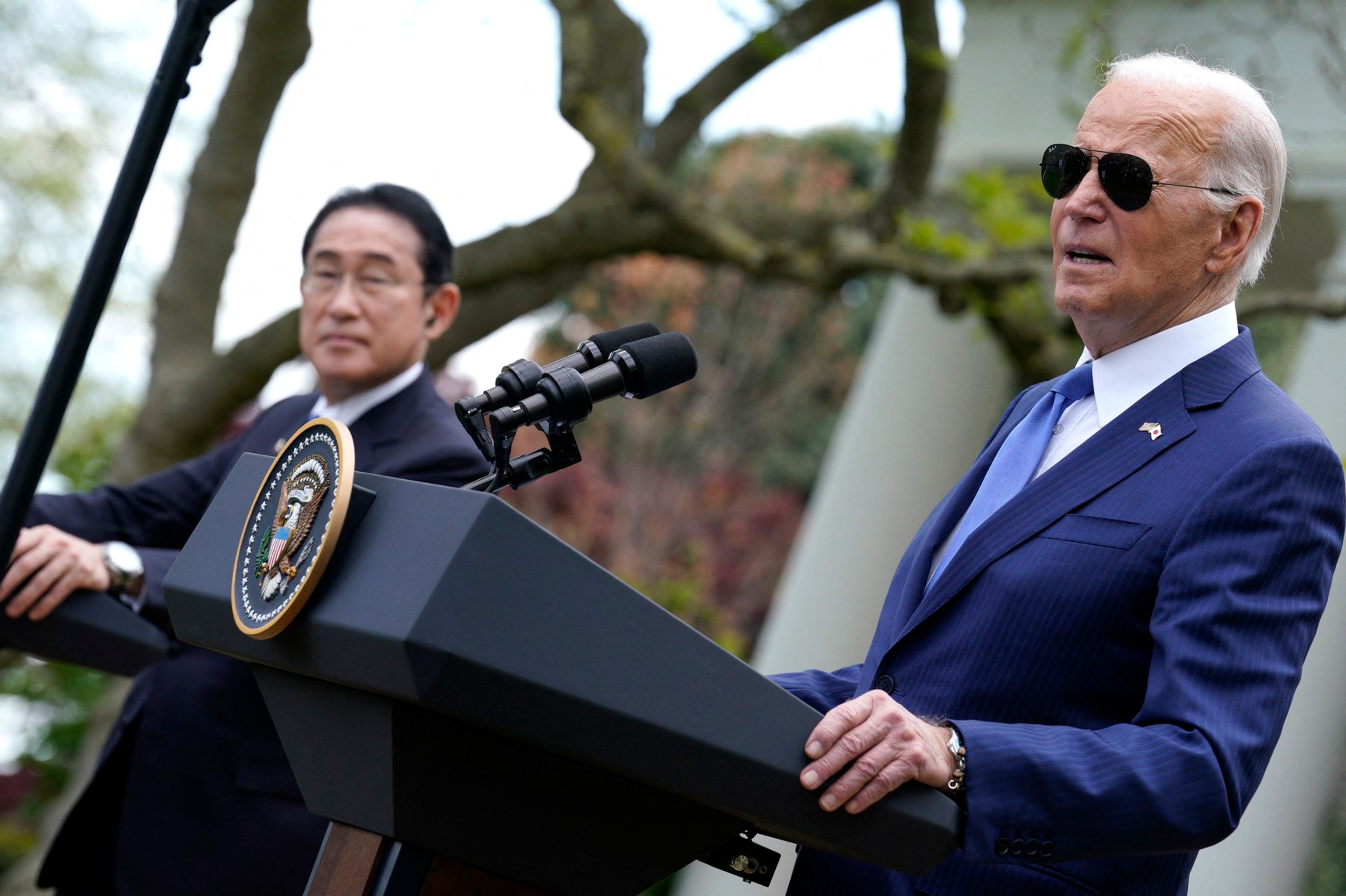 Americký prezident Joe Biden a japonský premiér Fumio Kišida, 10. 4. 2024 - Joe Biden (12/20)