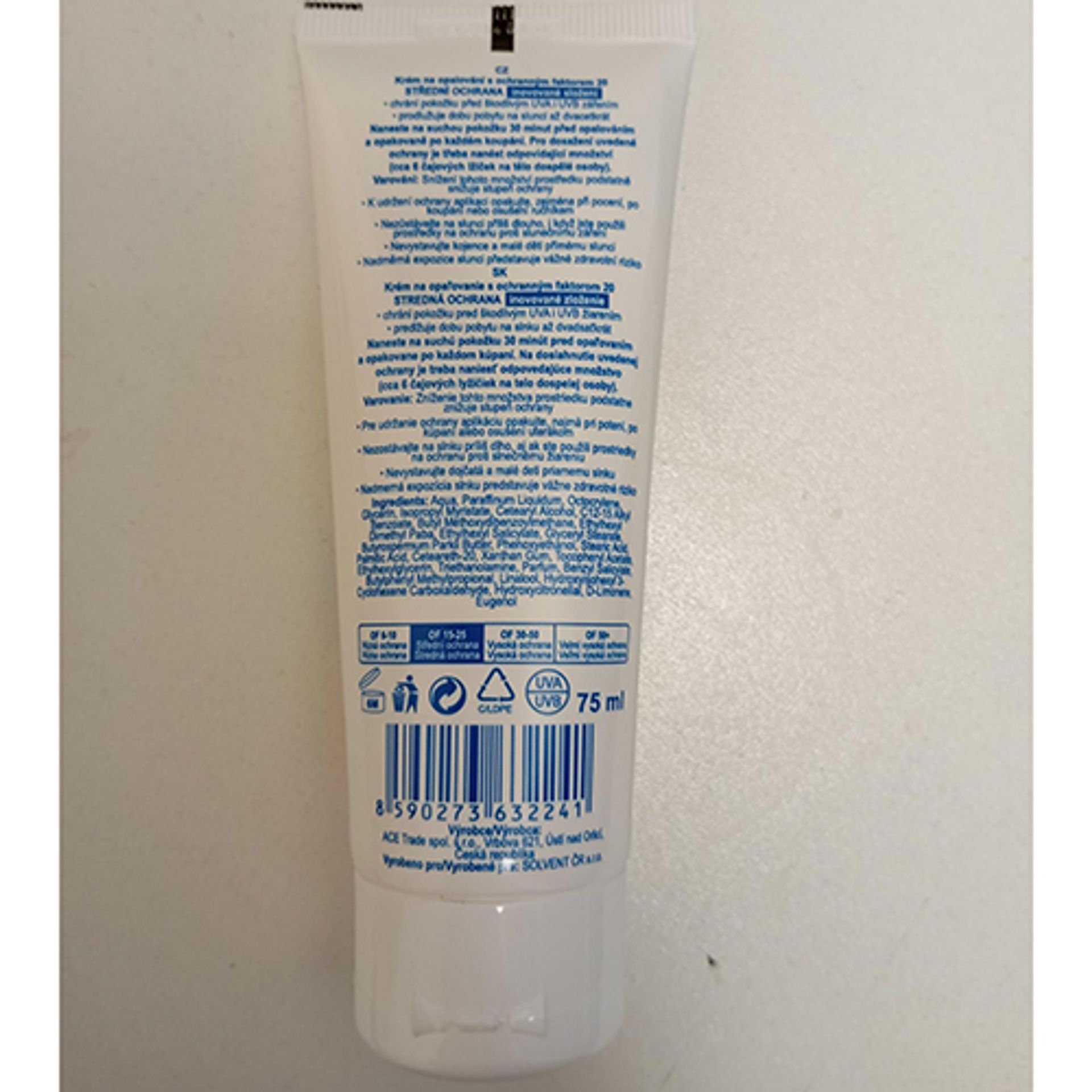 Závadný Helios Herb Sunscreen SPF 20 - Závadná kosmetika značky Helios Herb (4/13)