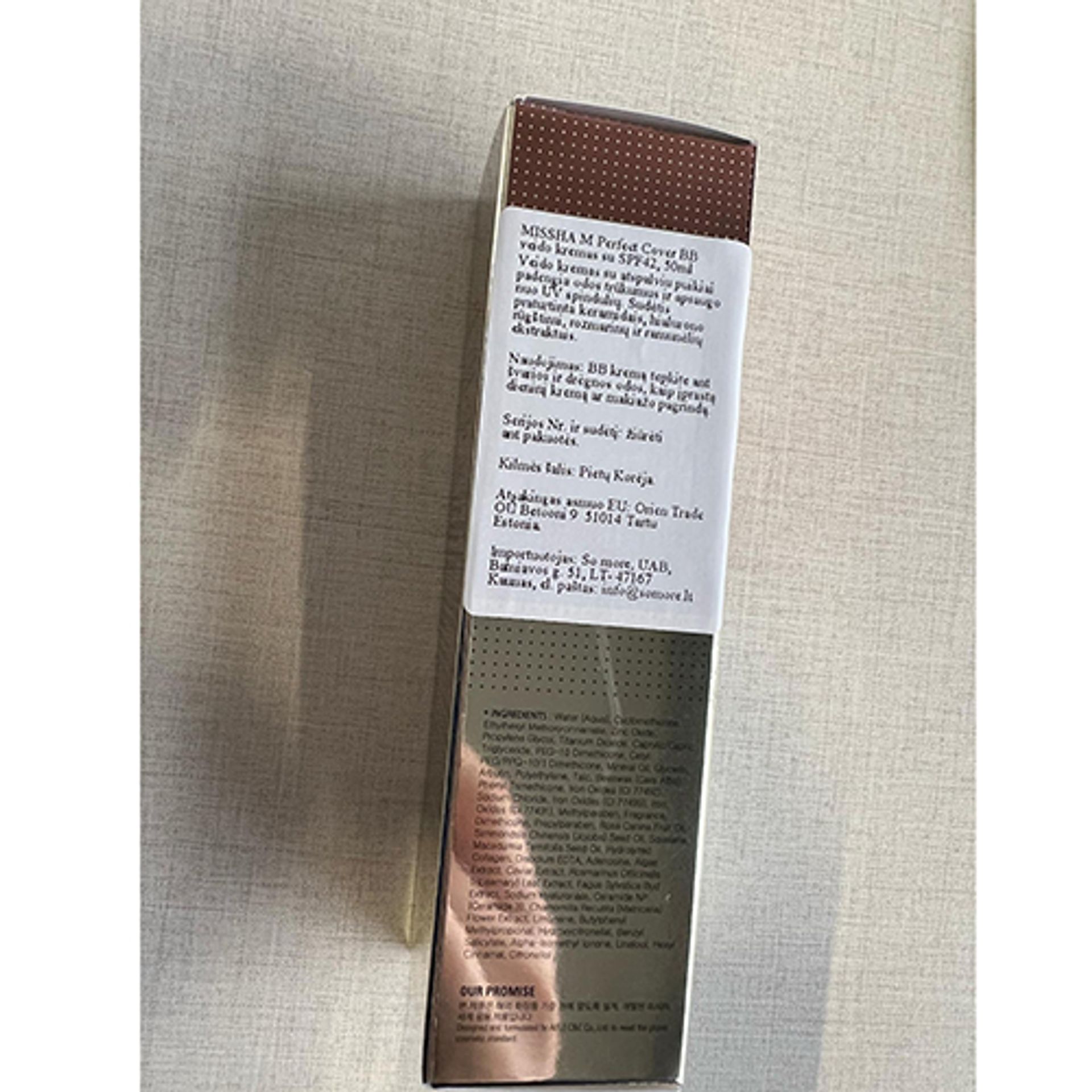 Krém na obličej Missha M Perfect cover (2) - Zdraví nebezpečná kosmetika (18/27)