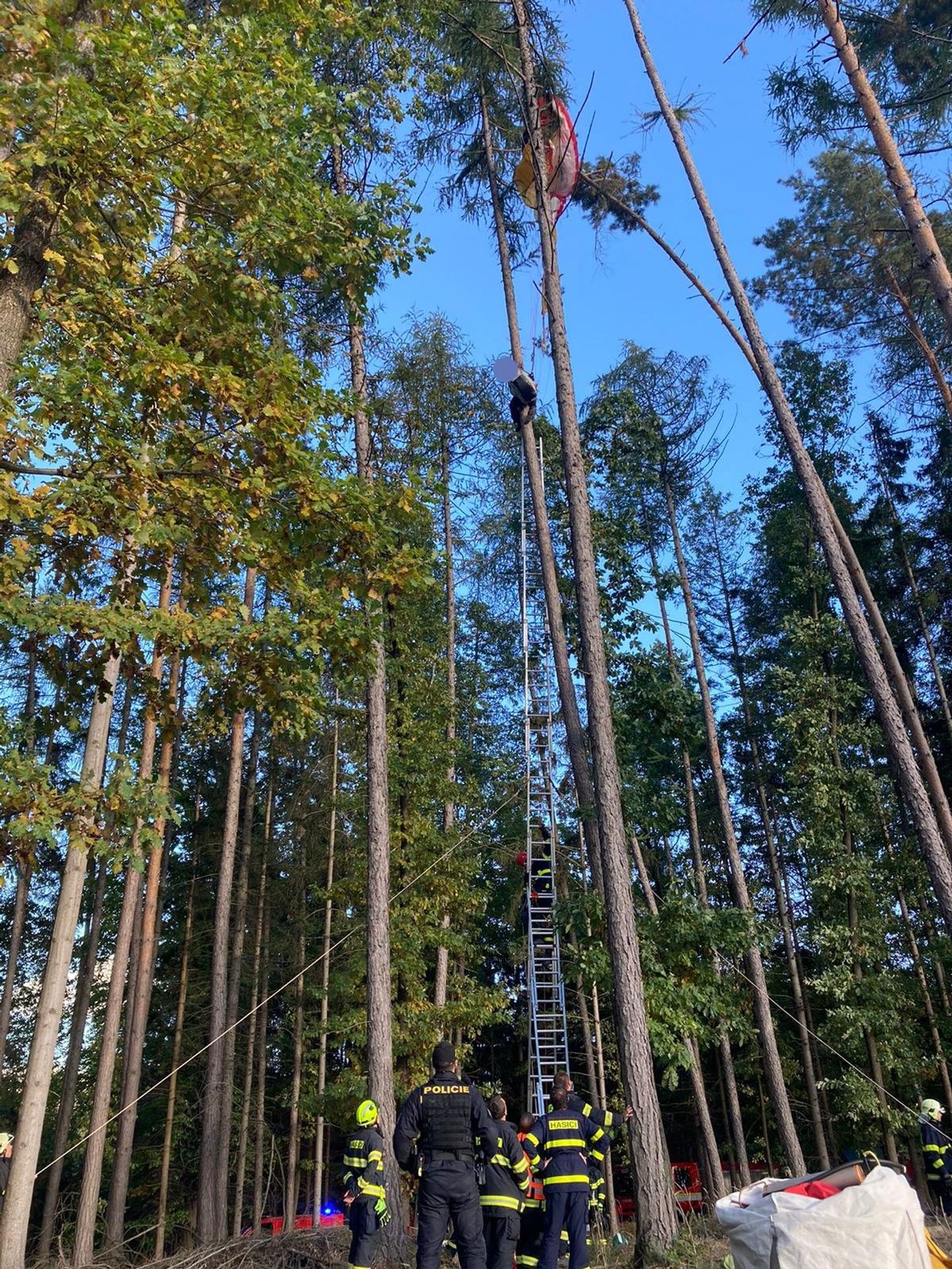 Žena v korunách stromů - Pád paraglidistů na Chrudimsku (2/5)