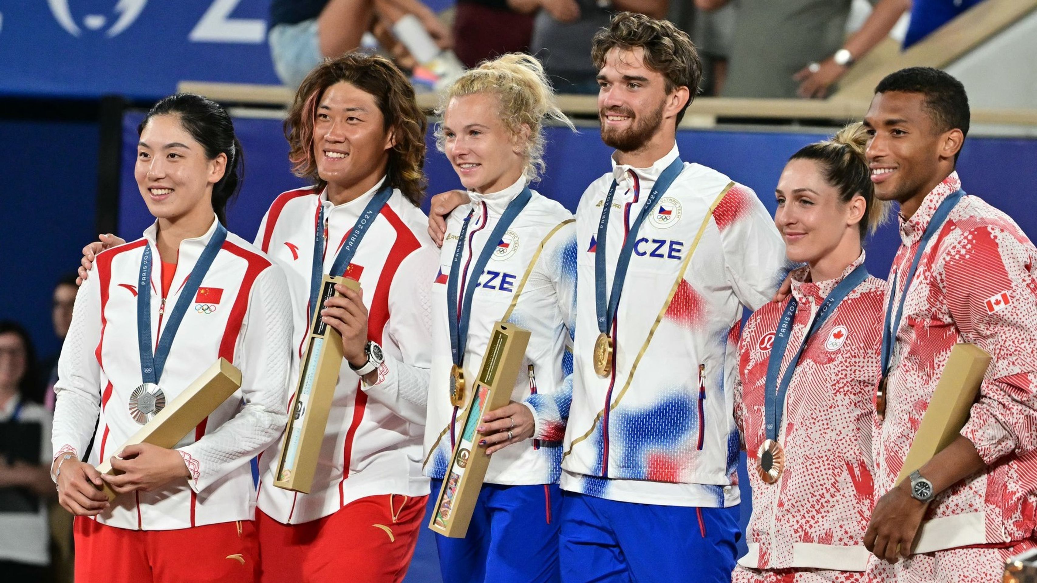 Tři nejlepší smíšené tenisové páry na OH v Paříži - Tenisté Macháč a Siniaková mají zlato z OH v Paříži (7/7)
