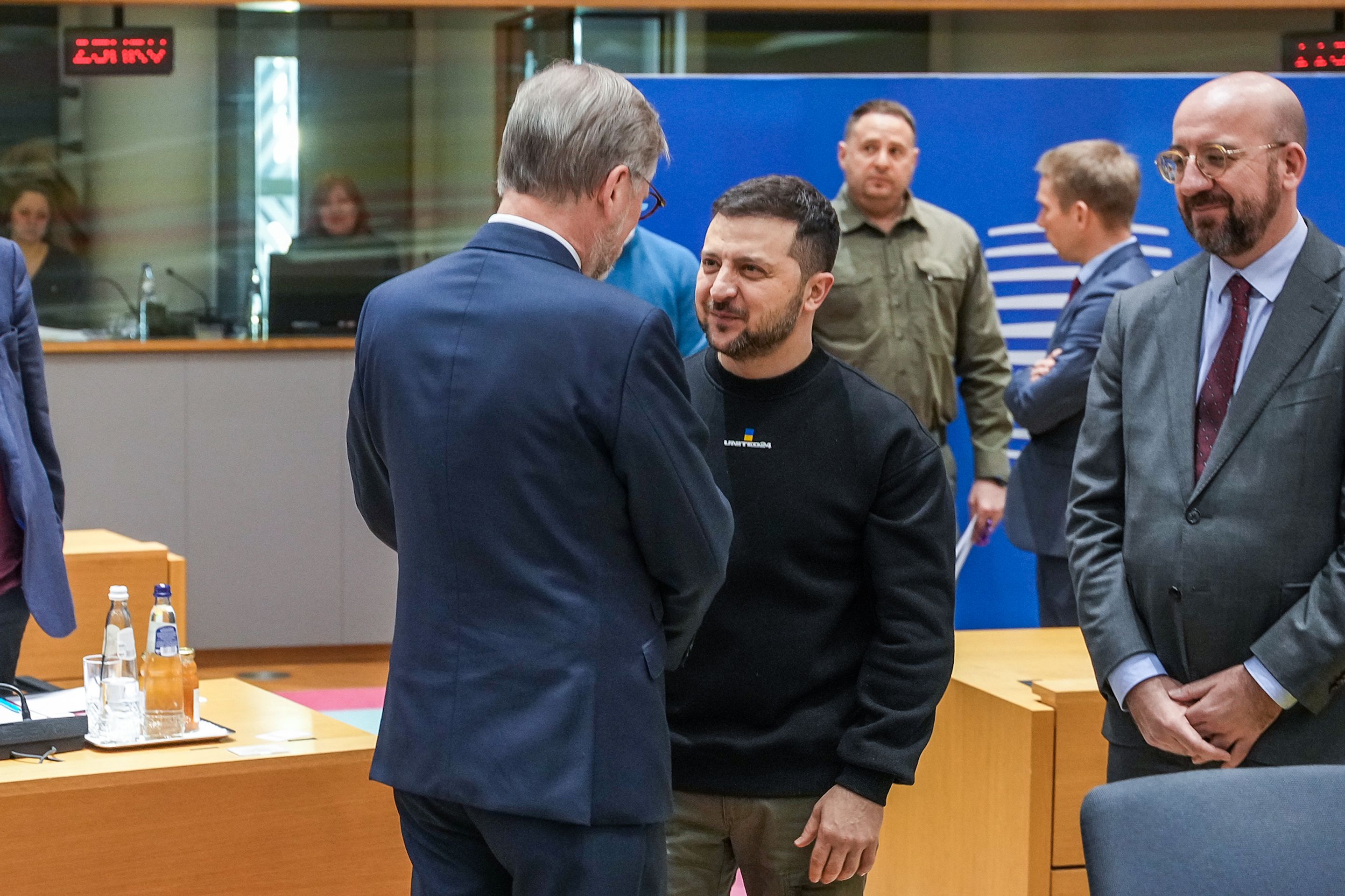 V Bruselu začalo zasedání Evropské rady (7) - Petr Fiala na zasedání Evropské rady (1/8)