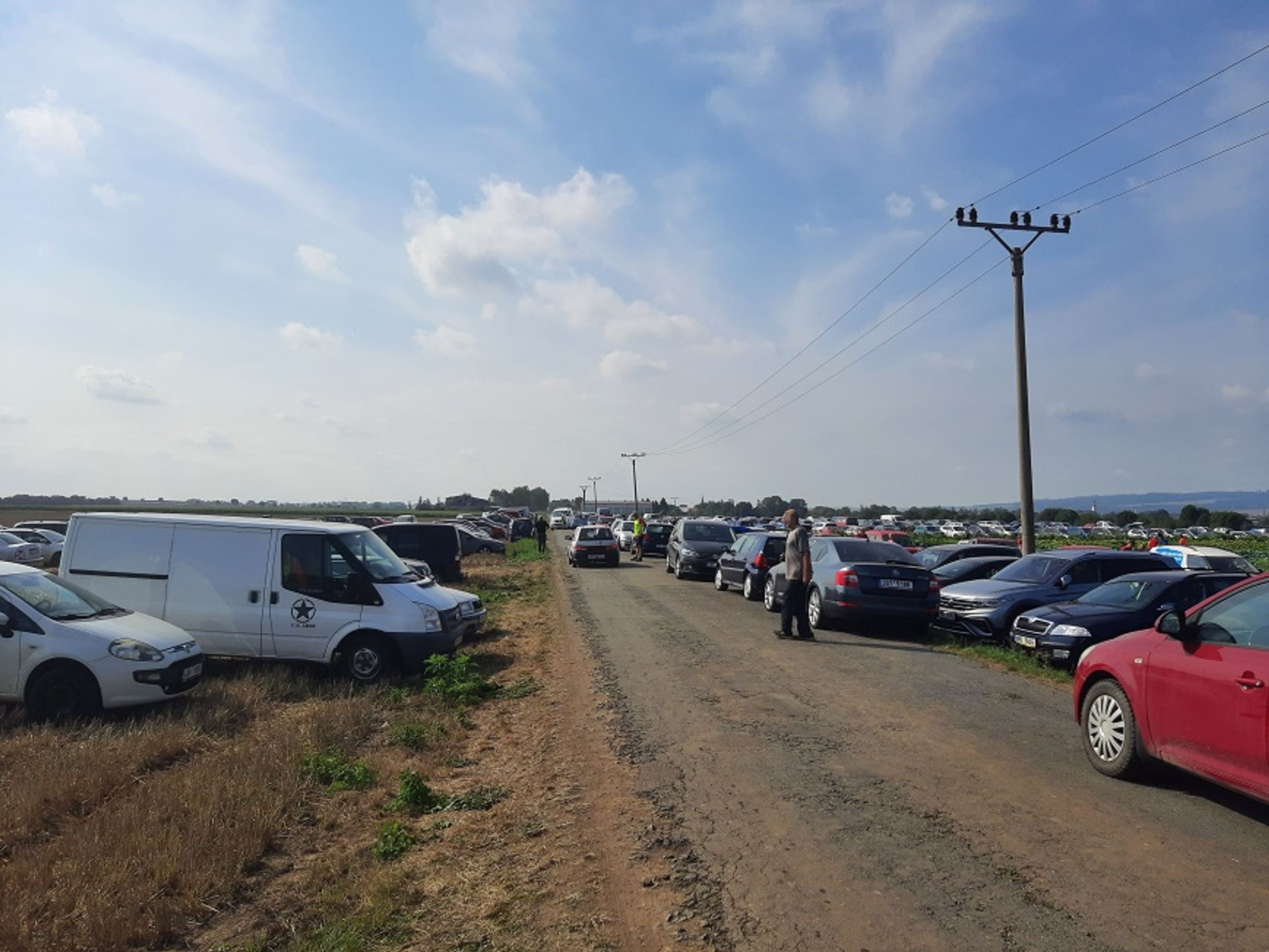 Komplikovaná dopravní situace u obce Těšetice - Komplikovaná dopravní situace u obce Těšetice (2/5)