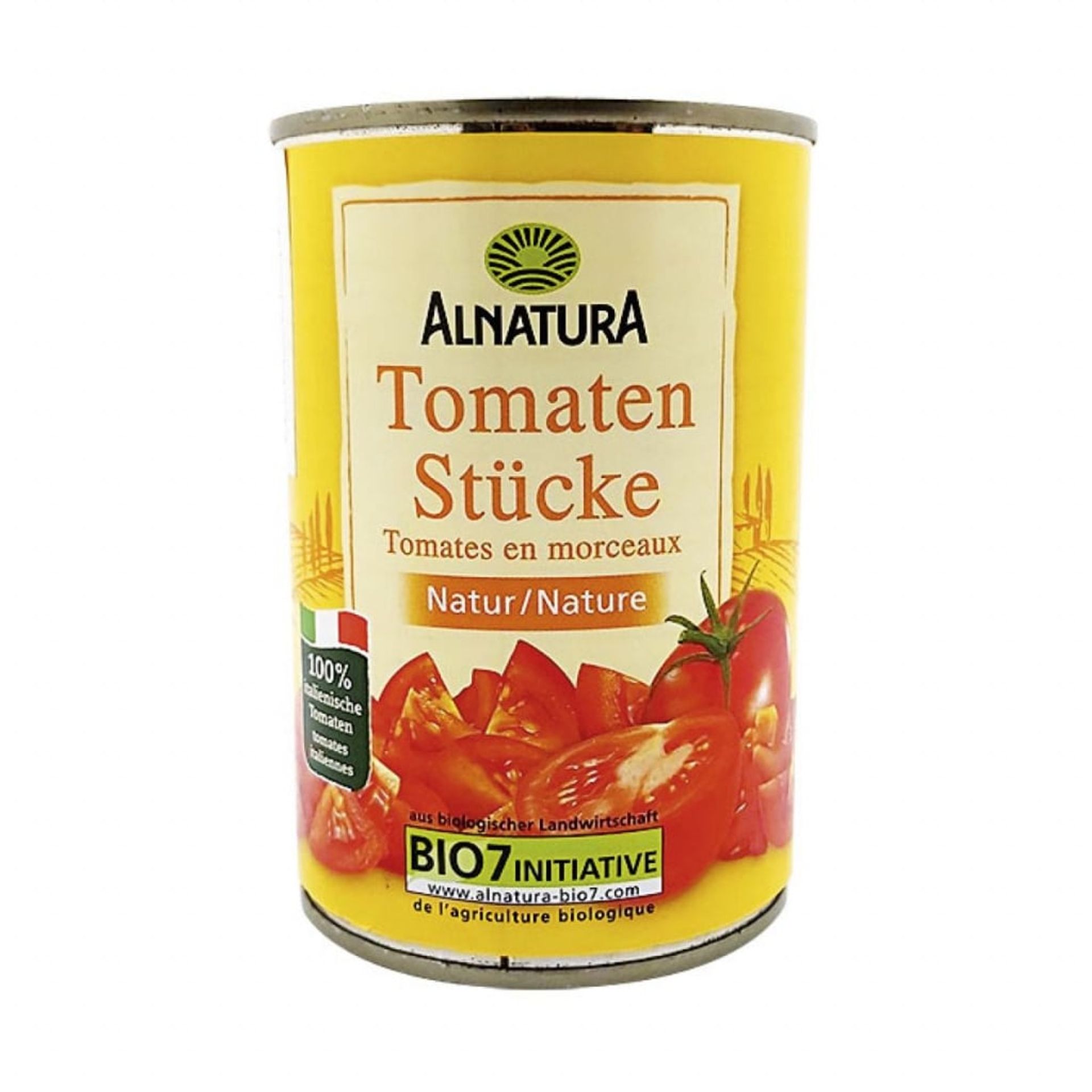 Alnatura Tomaten Stücke Natur - Test konzervovaných rajčat (3/12)