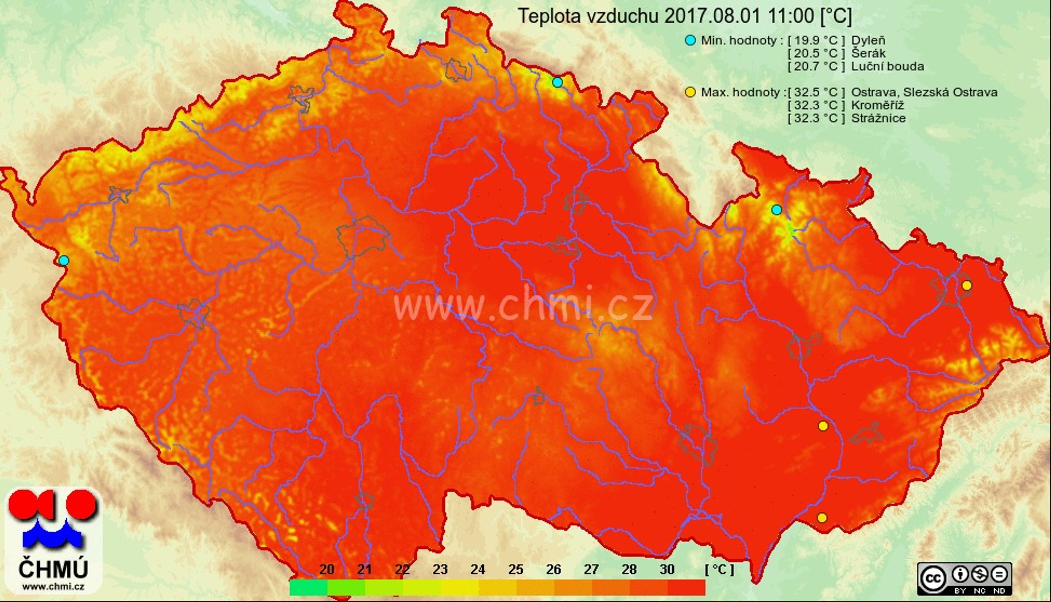 Jak se rozpálilo Česko 1.8.2017 - 11:00 - GALERIE: Jak se rozžhavilo Česko (5/10)