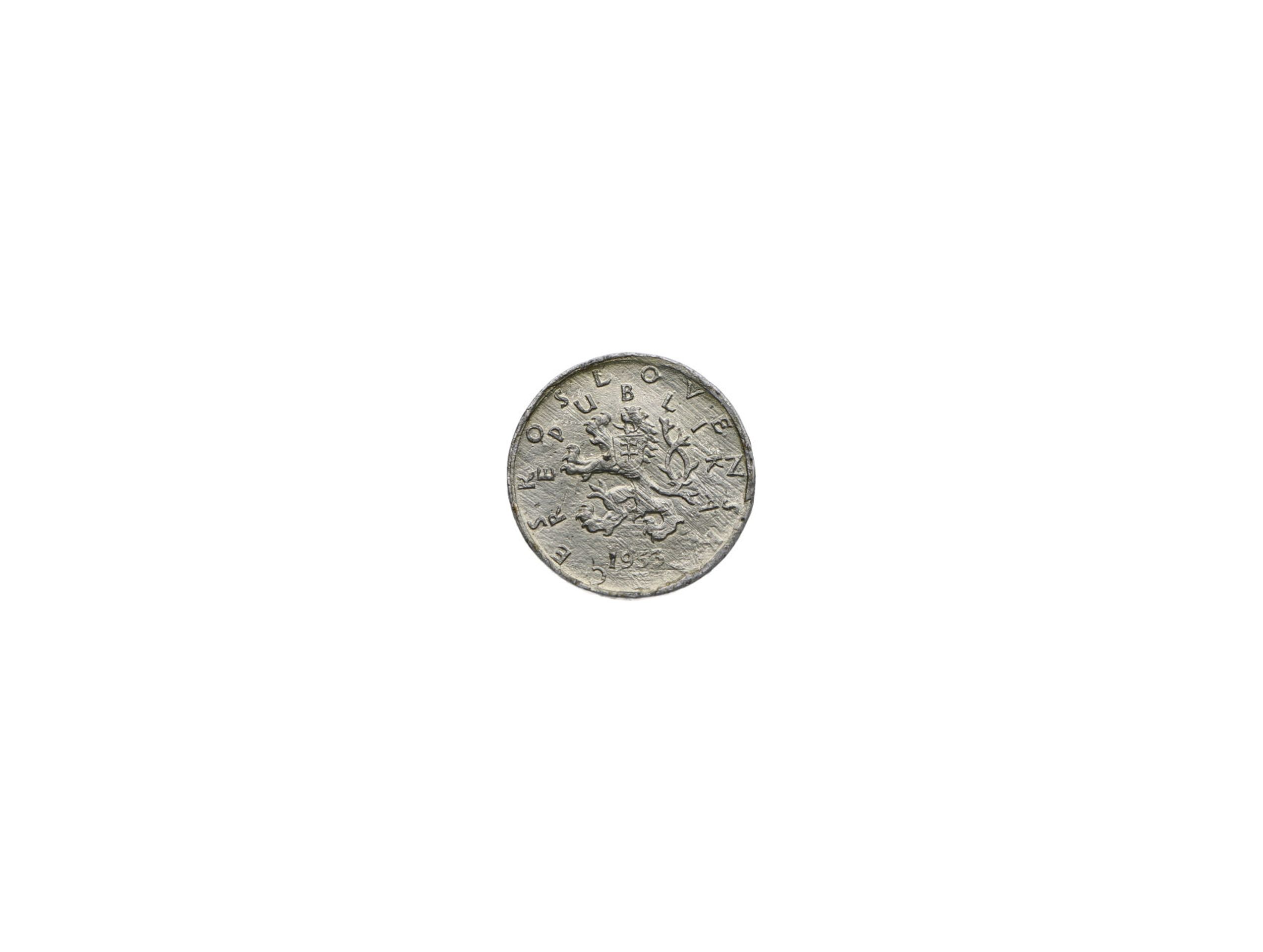 Padesátihaléř 1953 zadní strana - Položky do aukce (30/32)