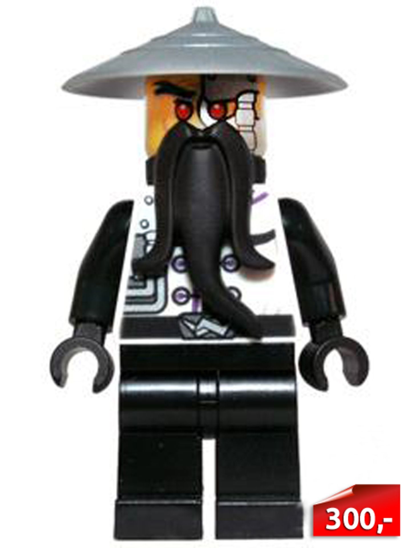 LEGO figurka Ninjago zlý evil sensei Wu - 300 Kč - GALERIE: Cenné LEGO figurky (9/12)