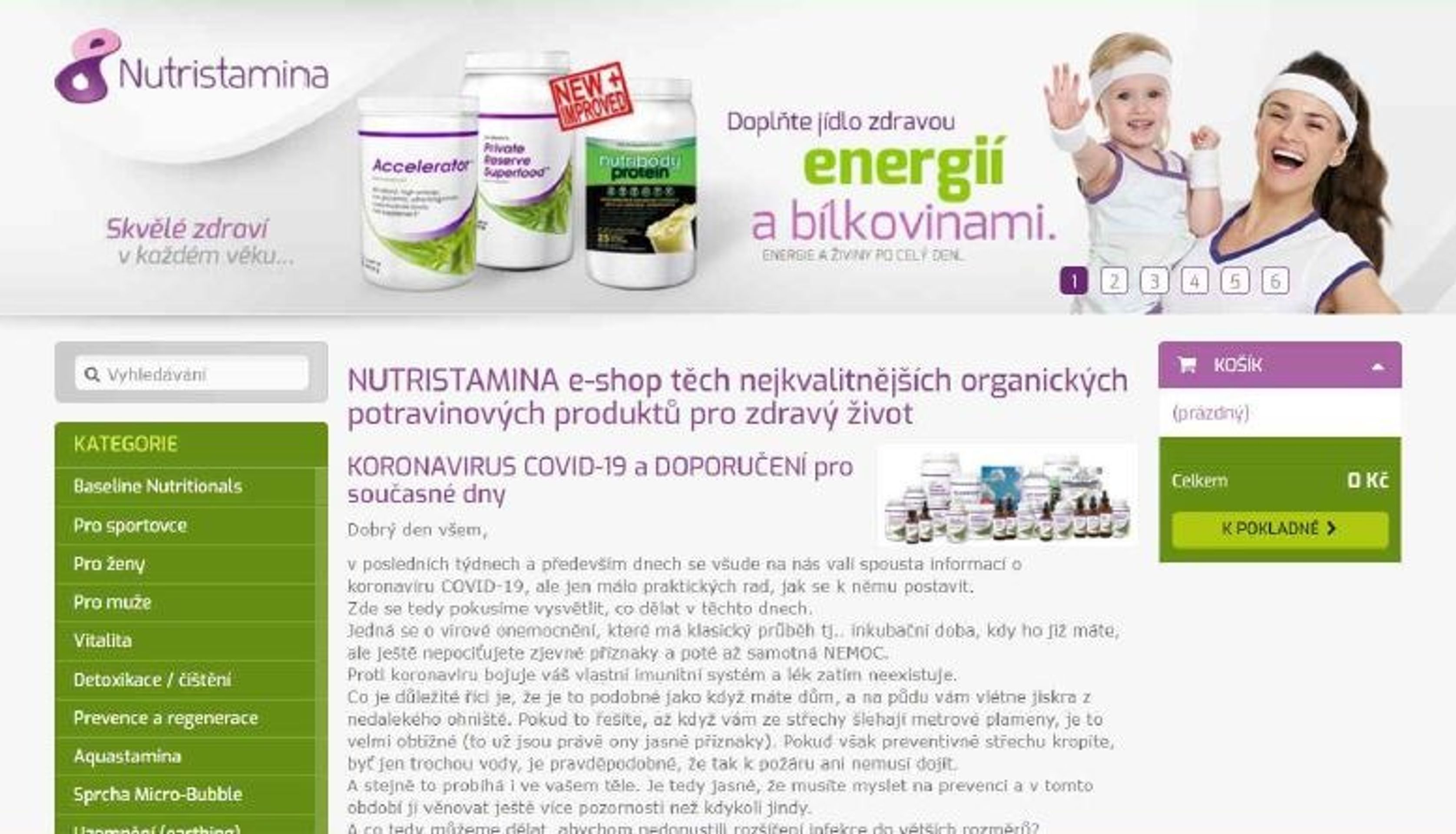 Zneužívání virové epidemie některými prodejci doplňků stravy na internetu - 8 - GALERIE: Zneužívání virové epidemie některými prodejci doplňků stravy na internetu (8/10)