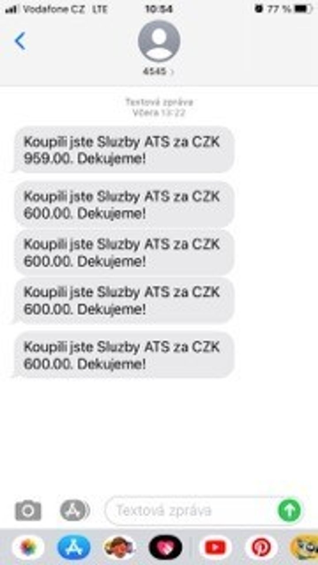 Nevyžádané mobilní služby - 1 - GALERIE: Ženě naúčtovali služby, které si neobjednala (8/8)