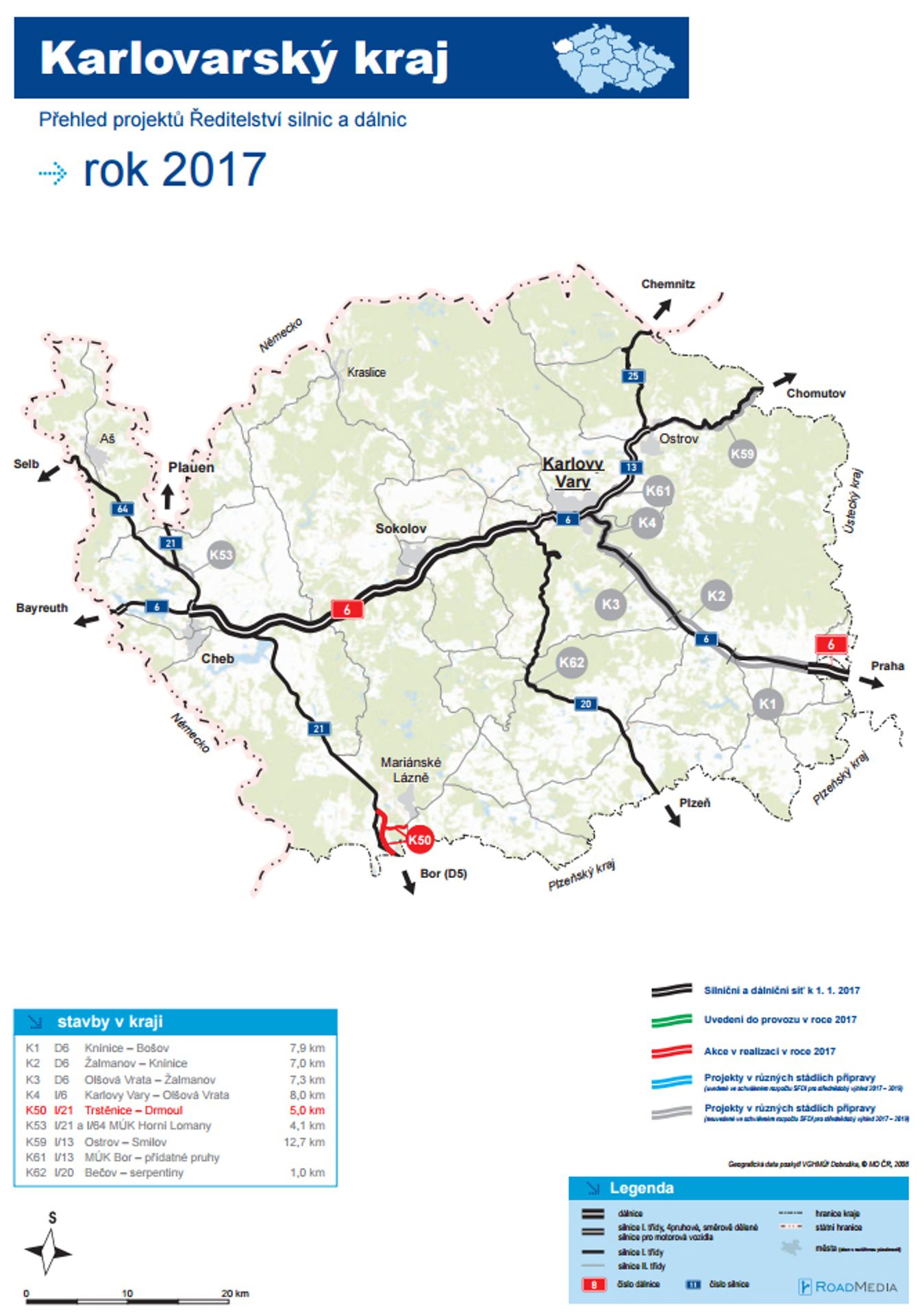 Výstavba silnic - Karlovarský kraj - GALERIE: Výstavba silnic v roce 2017 (4/13)
