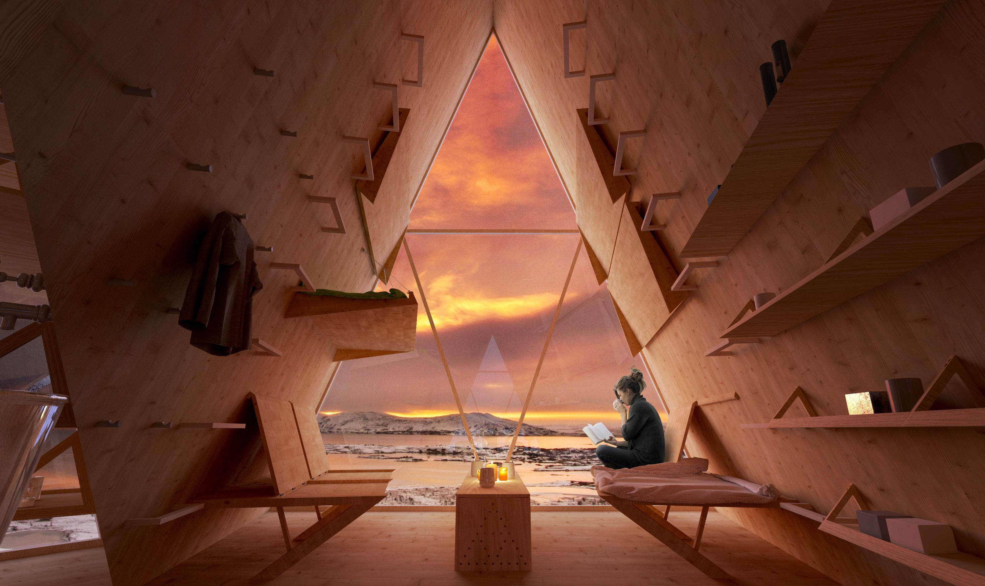 Návrh přístřešků na Islandu - 5 - GALERIE: Návrh přístřešků na Islandu (5/6)