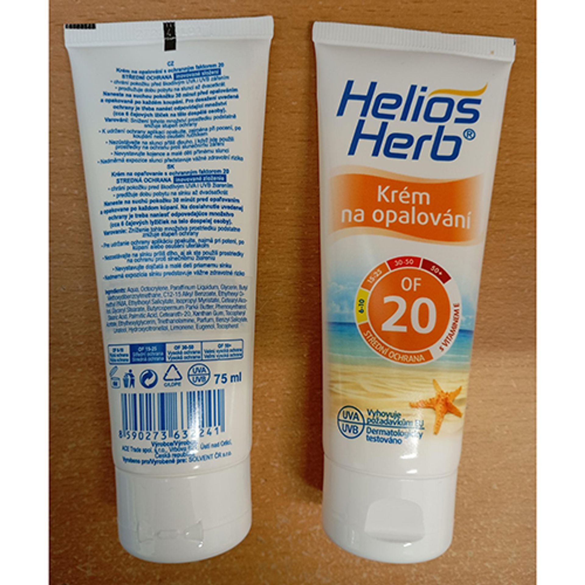 Závadný Helios Herb Sunscreen SPF 20 - Závadná kosmetika značky Helios Herb (5/13)