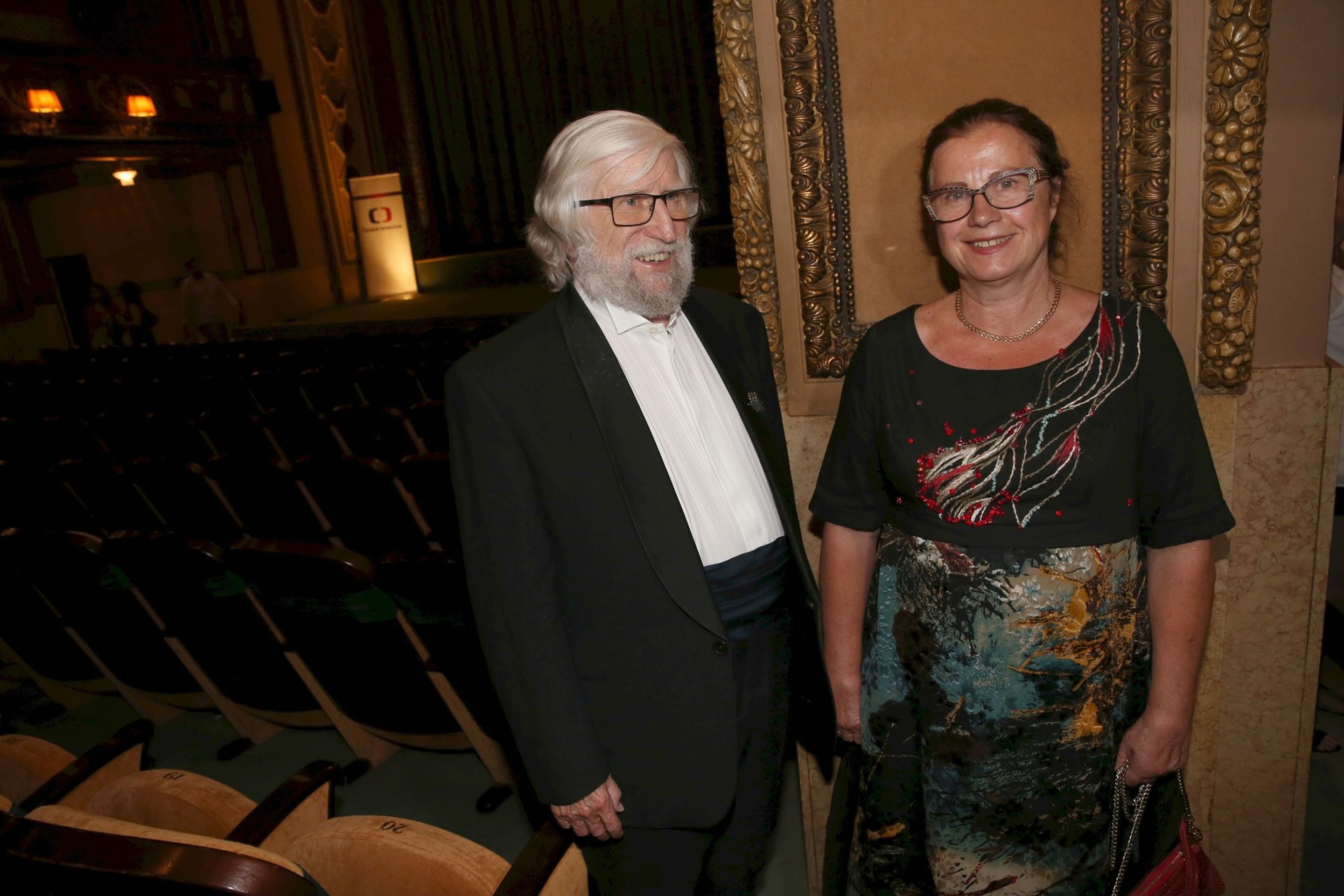Dagmar Havlová s manželem Ivanem Havlem, 21. 7. 2020 premiéra filmu Havel v kině Lucerna - Dvě Dagmar Havlové (1/6)