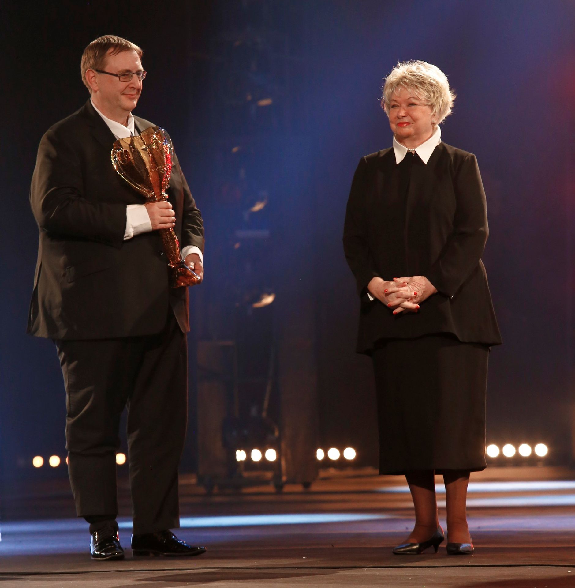 Jiří Hromada a Alena Vránová, 25. 3. 2017 Ceny Thálie - Jiří Hromada (6/9)