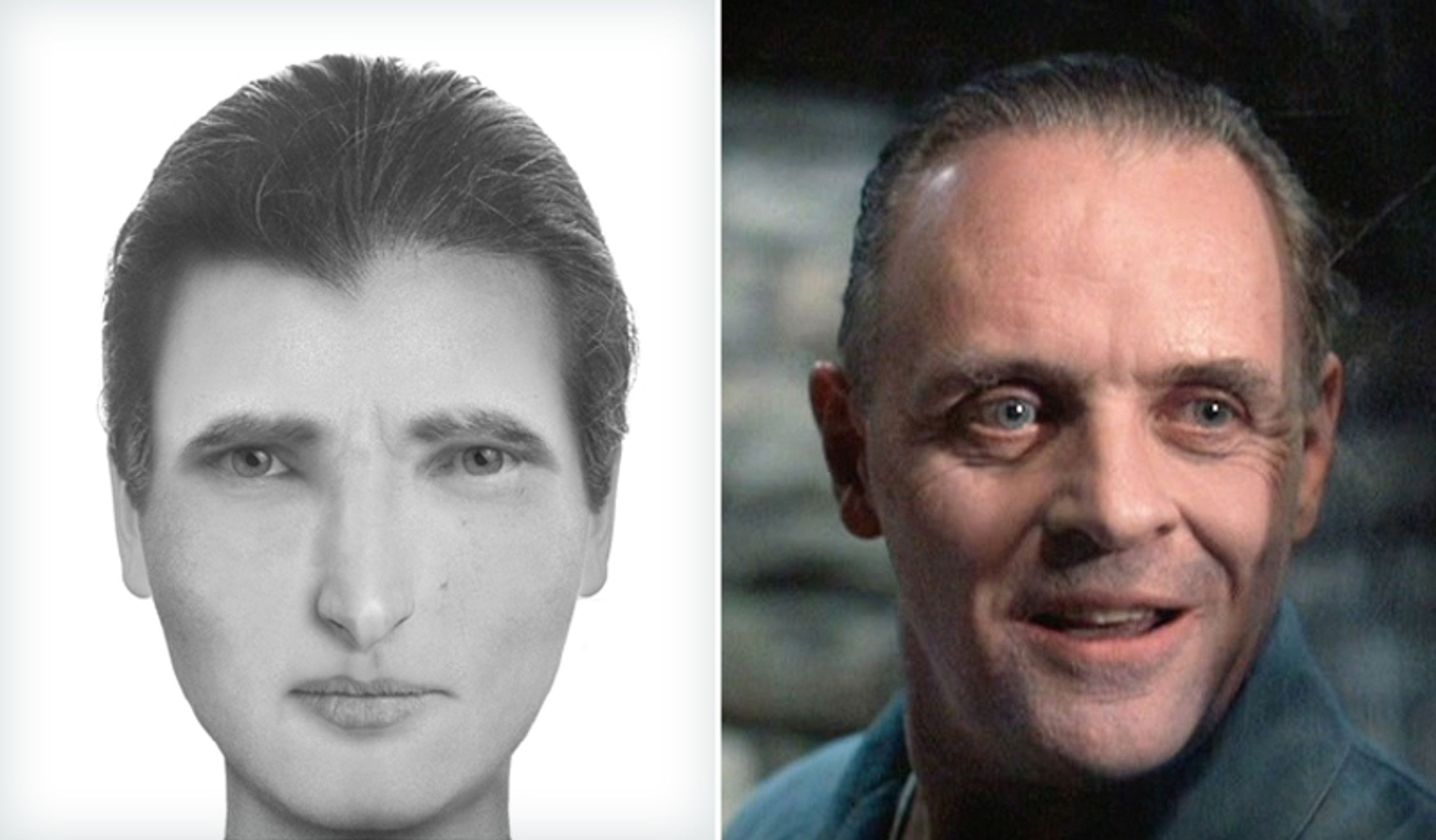 Filmové postavy - Hanibal Lecter, Mlčení jehňátek - GALERIE: Portréty literárních postav (4/12)