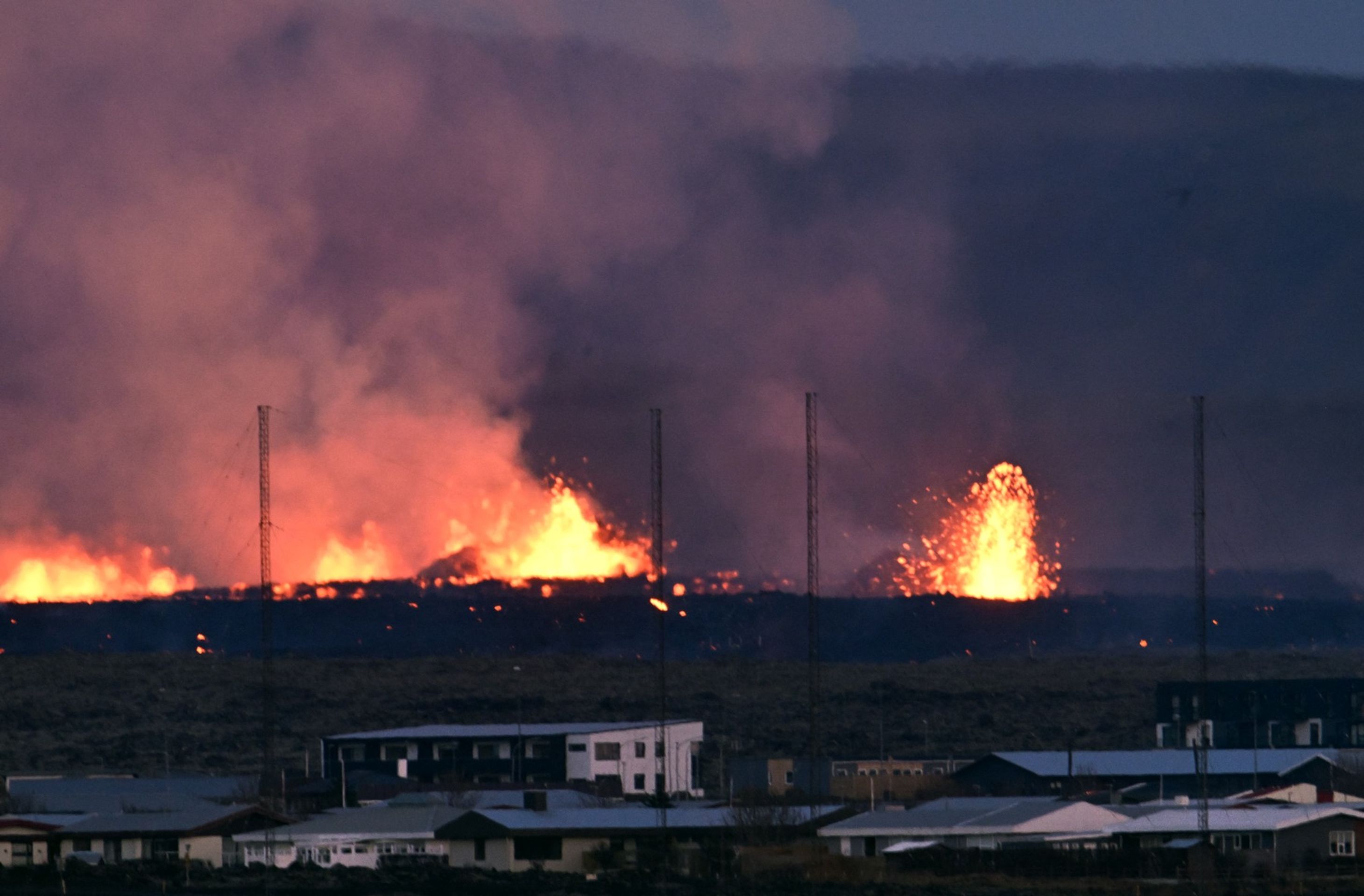 Další sopečná erupce, 14. 1. 2024 Grindavík - Sopečné erupce na Islandu (9/17)