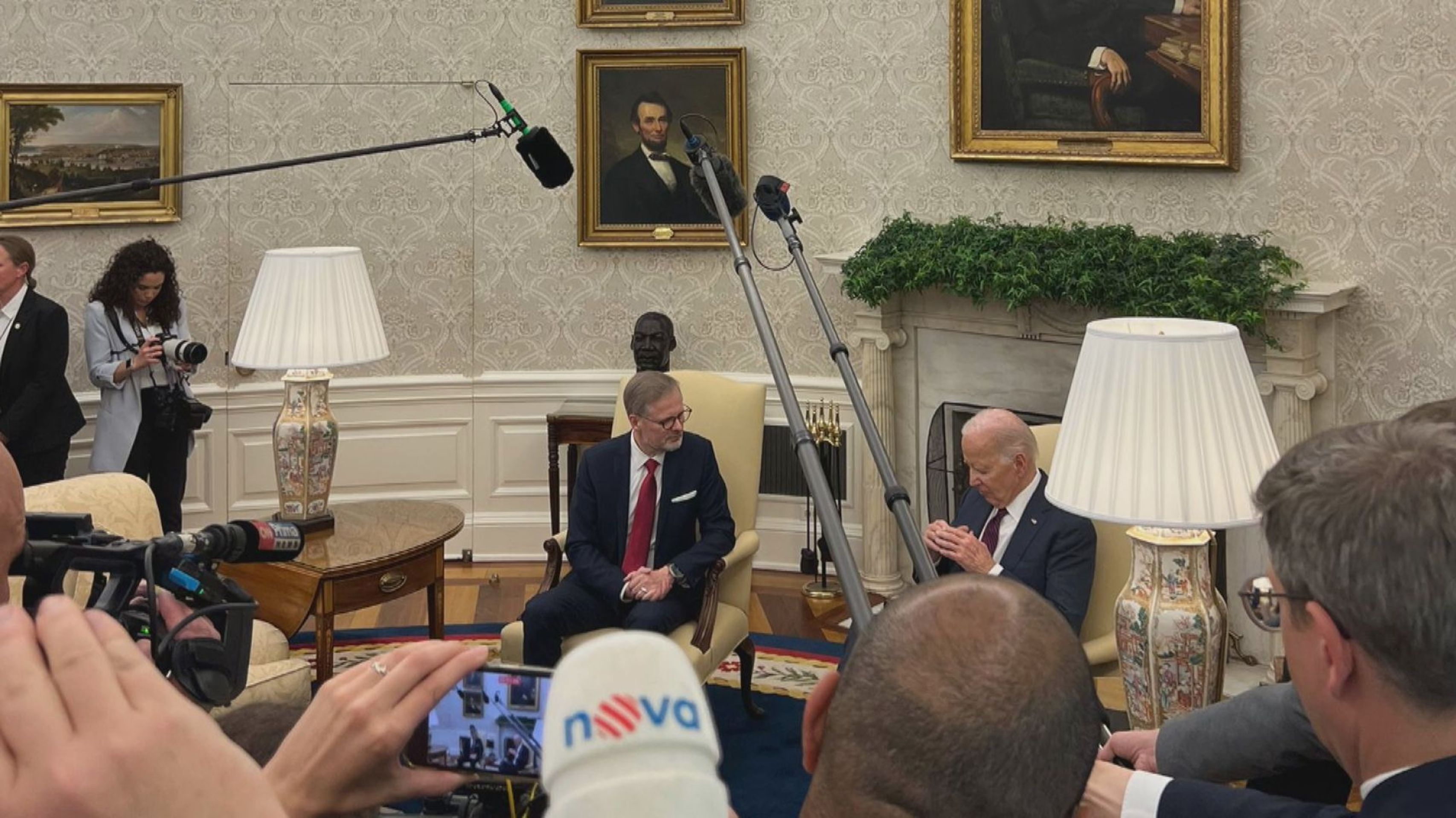 Premiér Fiala na setkání s Joe Bidenem - Premiér Fiala na setkání s Joe Bidenem (7/13)