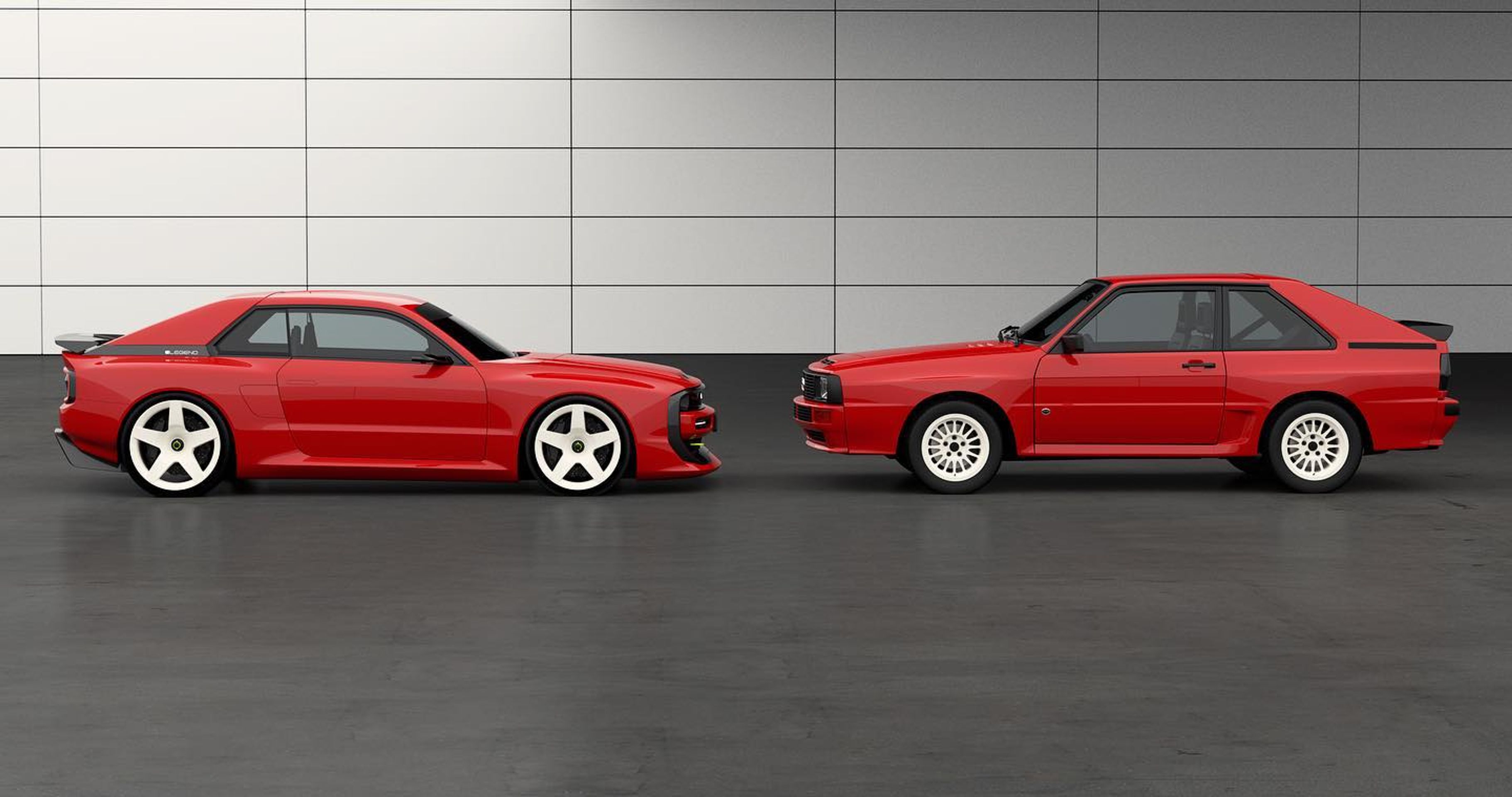 Elektromobil EL1 odkazuje na Audi Sport Quattro S1S - Elektrický model EL1 inspirovaný rallye legendou z osmdesátých let Audi Sport Quattro (7/11)