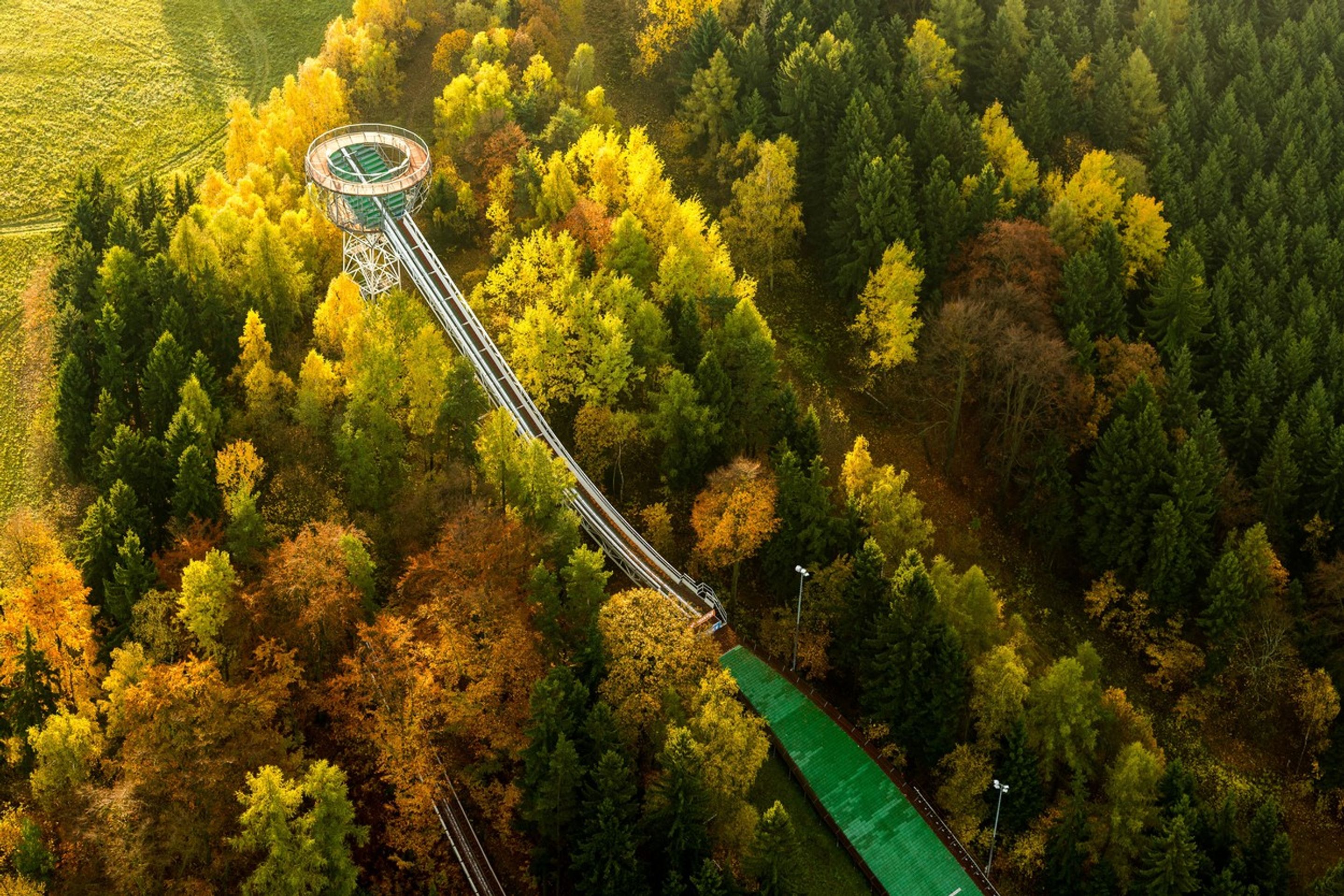 Rozhledna Skokanský můstek K-70 - Rozhledny Libereckého kraje (1/3)