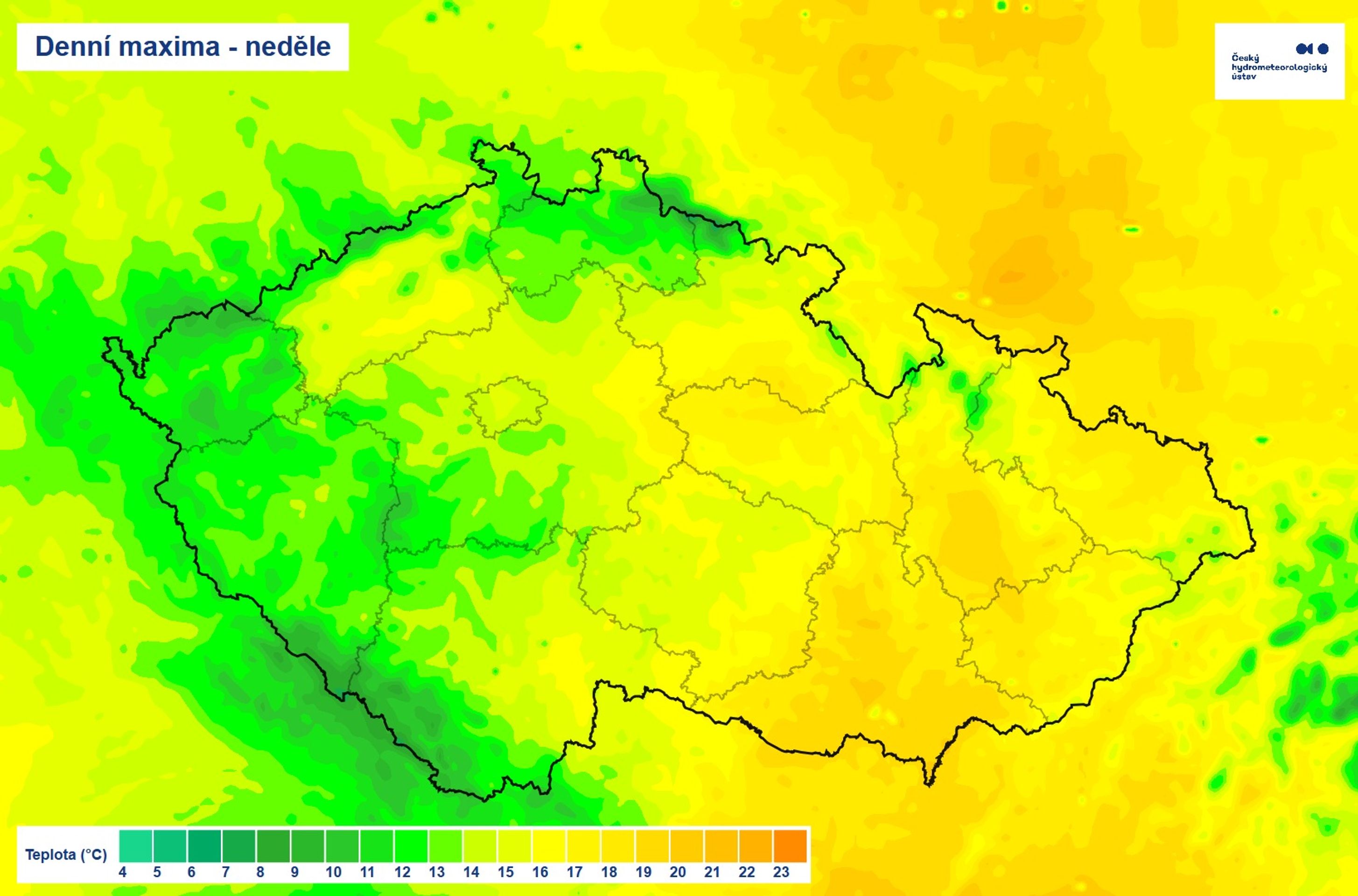 Mapa počasí - Mapy počasí (1/4)