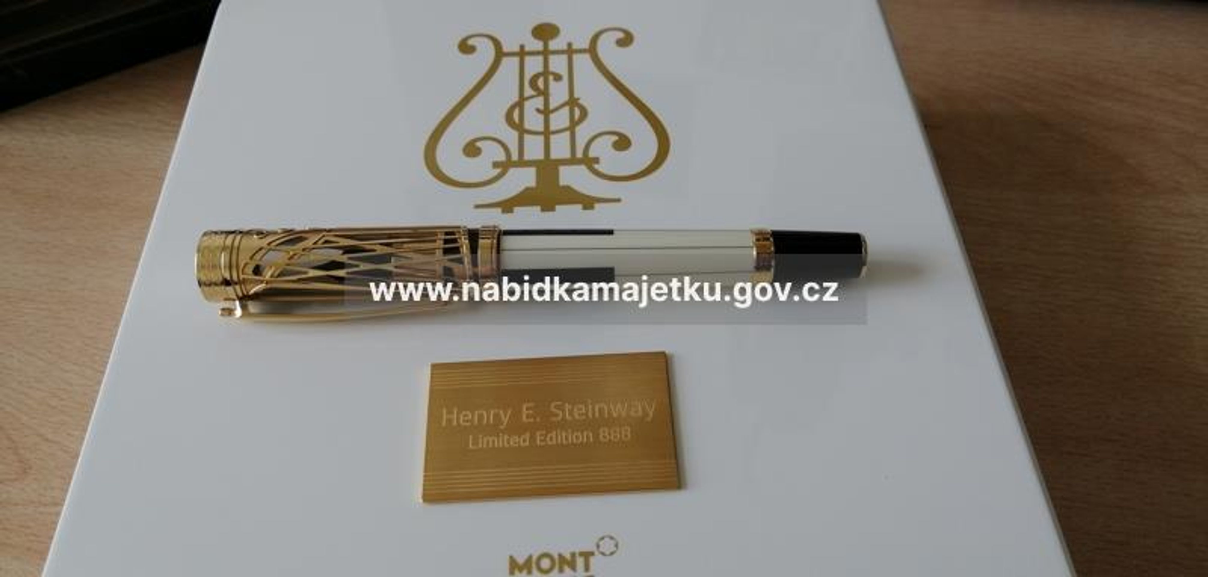 Luxusní pero Montblanc (3) - Majetek nabízený státem (3/25)