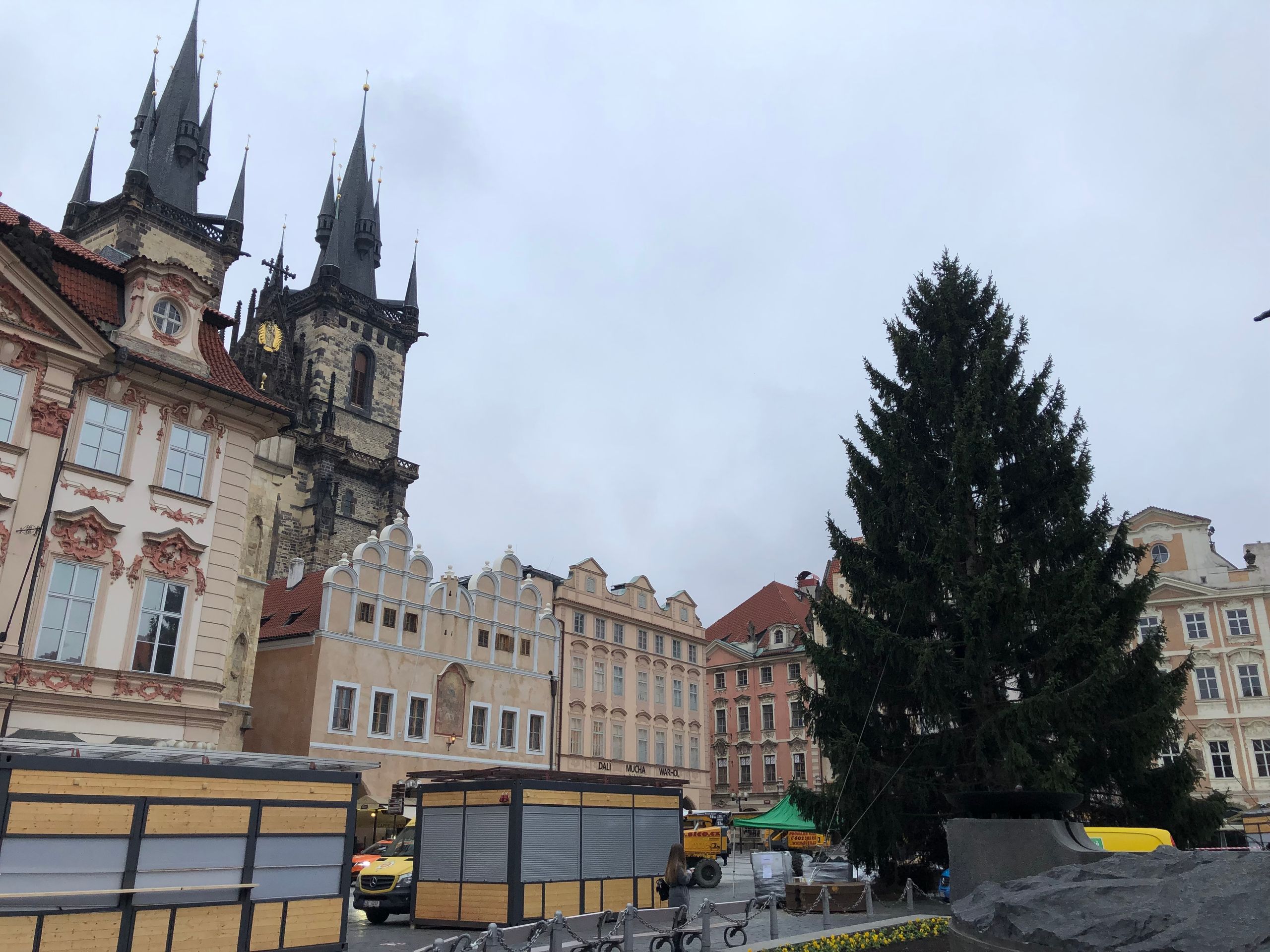 Vánoční strom na Staroměstském náměstí - 1 - GALERIE: Vánoční strom na Staroměstském náměstí (1/7)