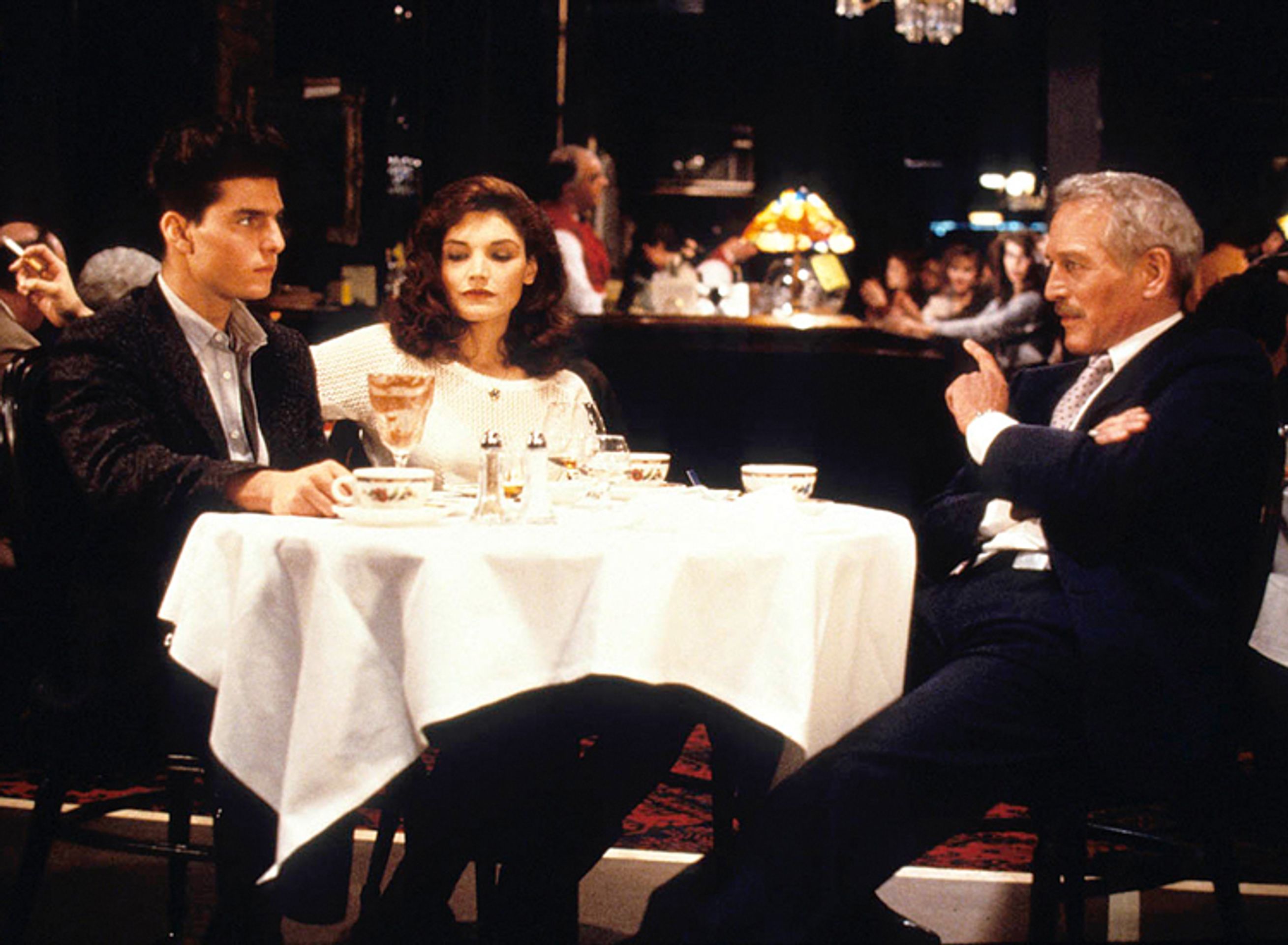 Paul Newman a Tom Cruise ve filmu Martina Scorseseho Barva peněz. - GALERIE - Paul Newman (1/1)