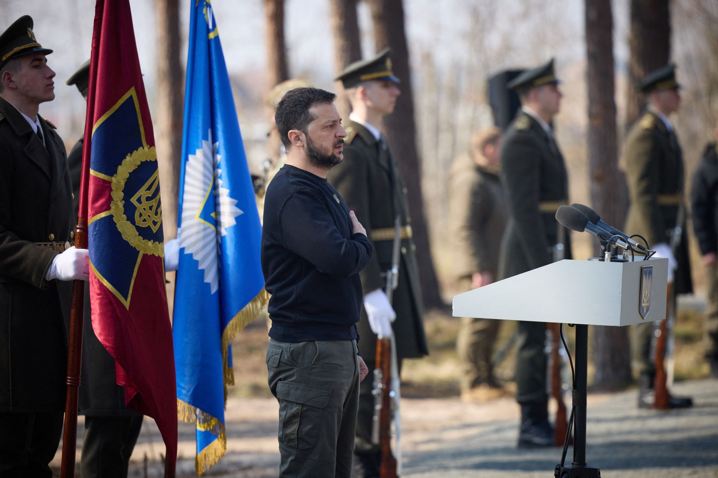Volodymyr Zelenskyj - Volodymyr Zelenskyj navštívil Bachmut (4/4)